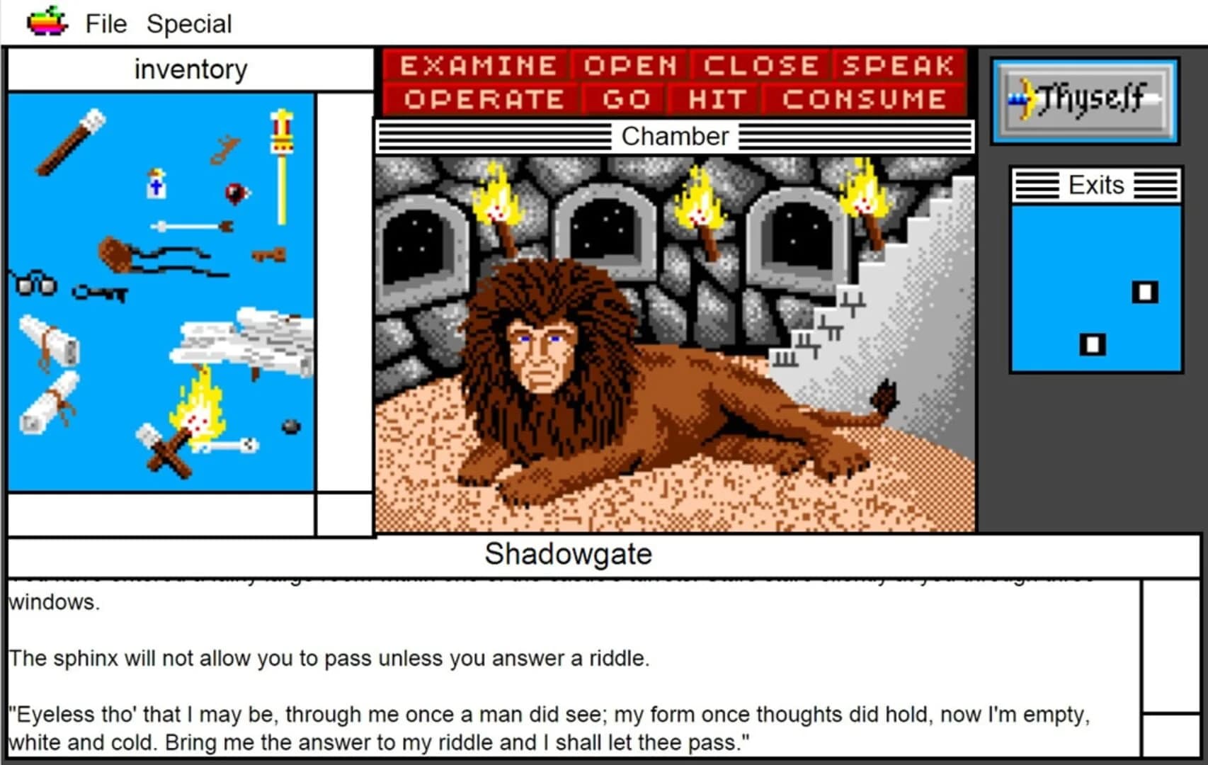 Shadowgate: MacVenture Series screenshot 1