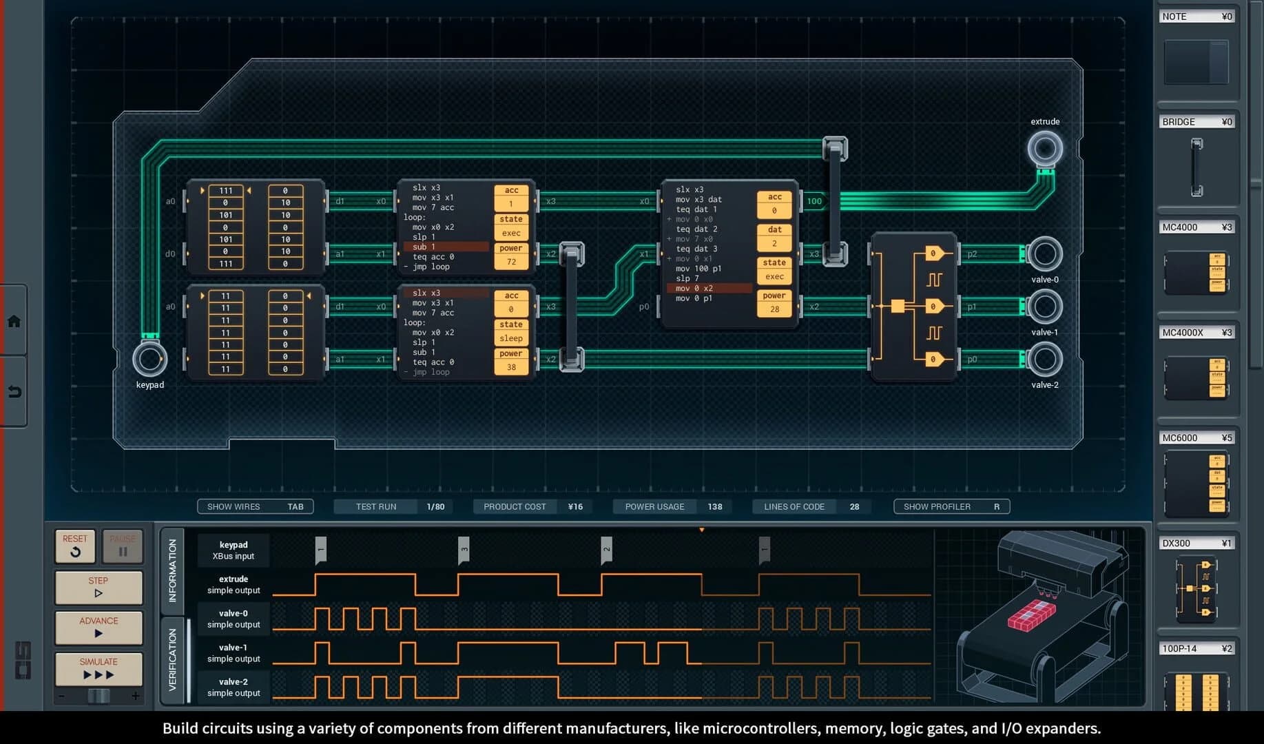 Shenzhen I/O screenshot 2
