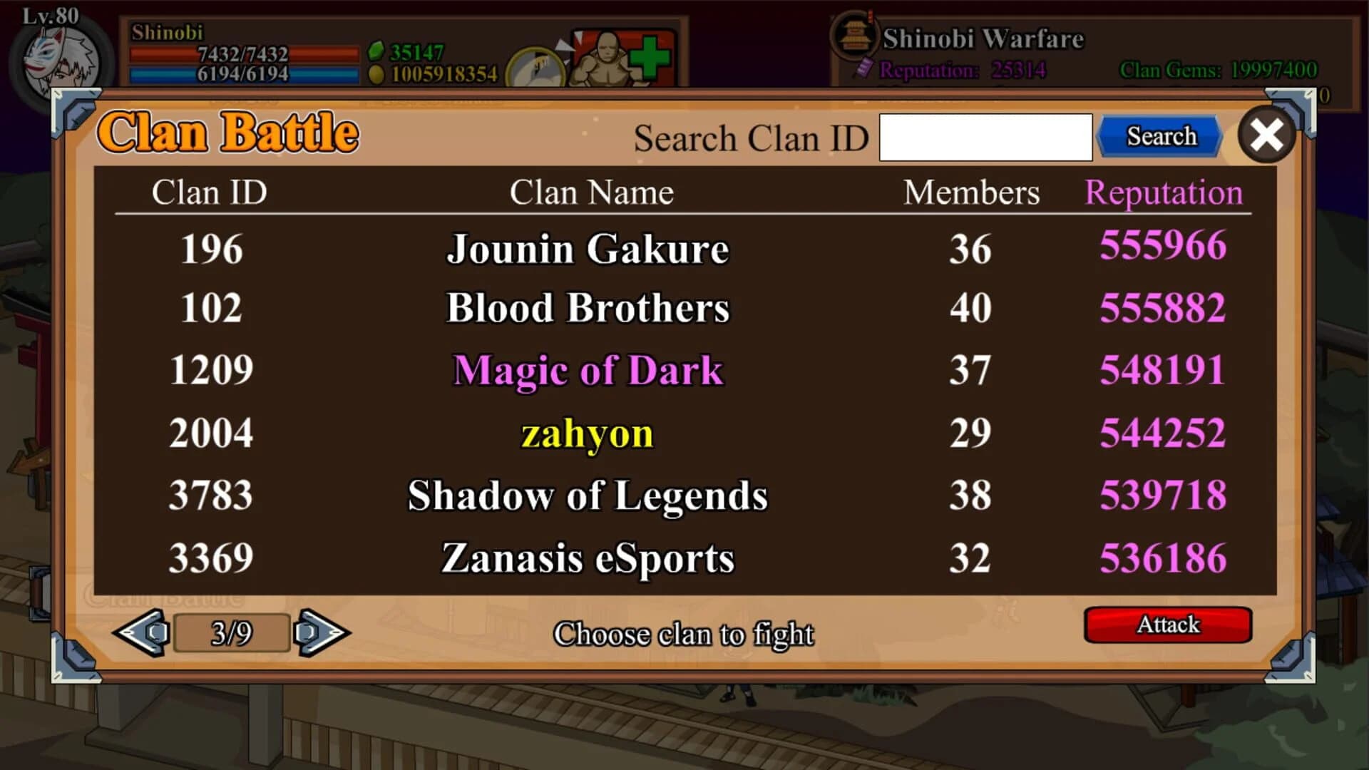 Shinobi Warfare screenshot 2