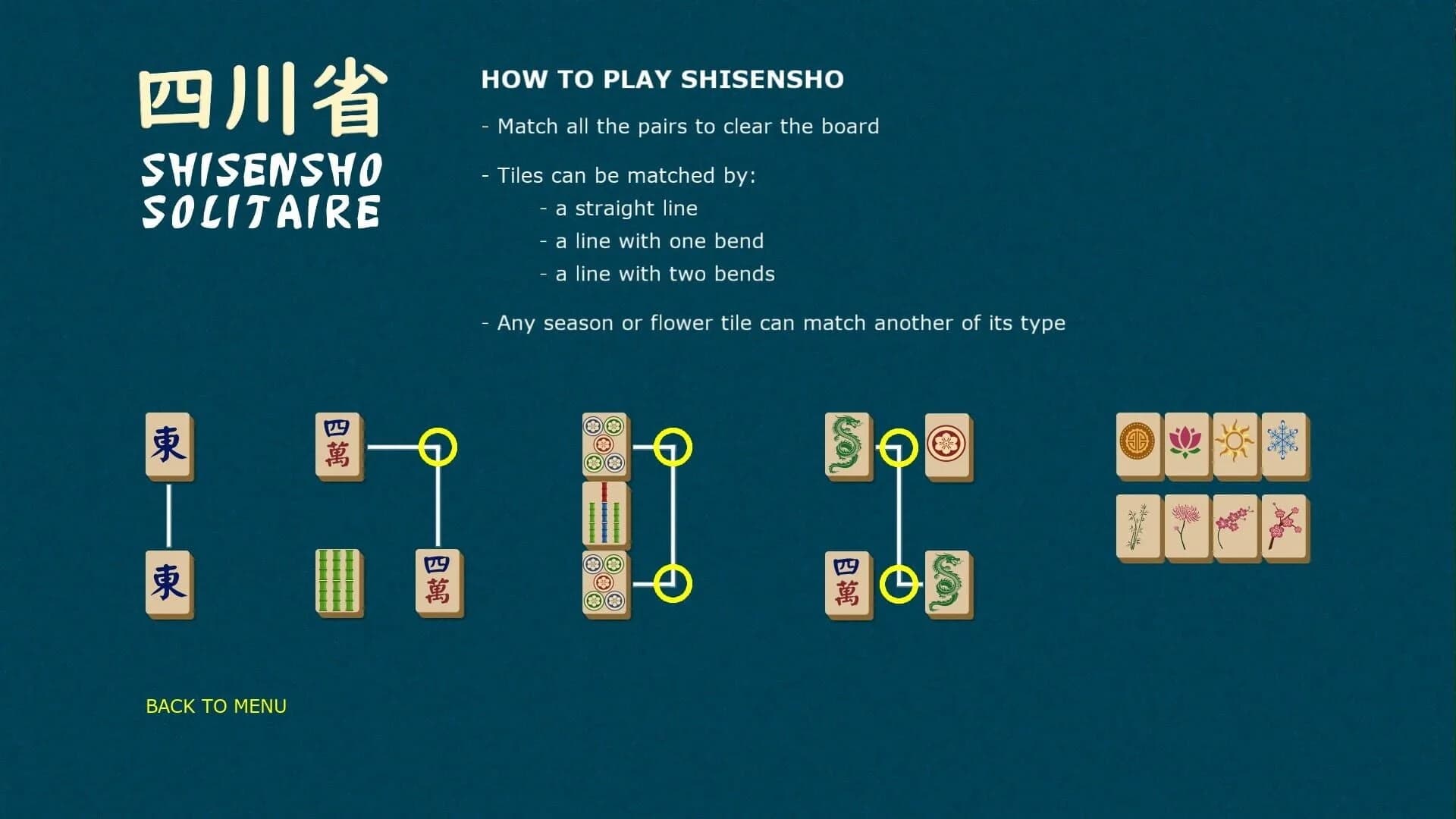 Shisensho Solitaire screenshot 2