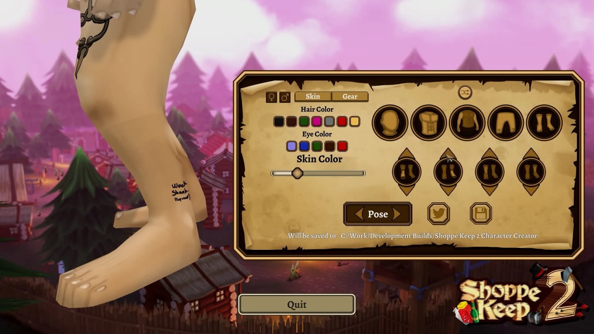 Shoppe Keep 2 Character Creator Preview screenshot 4
