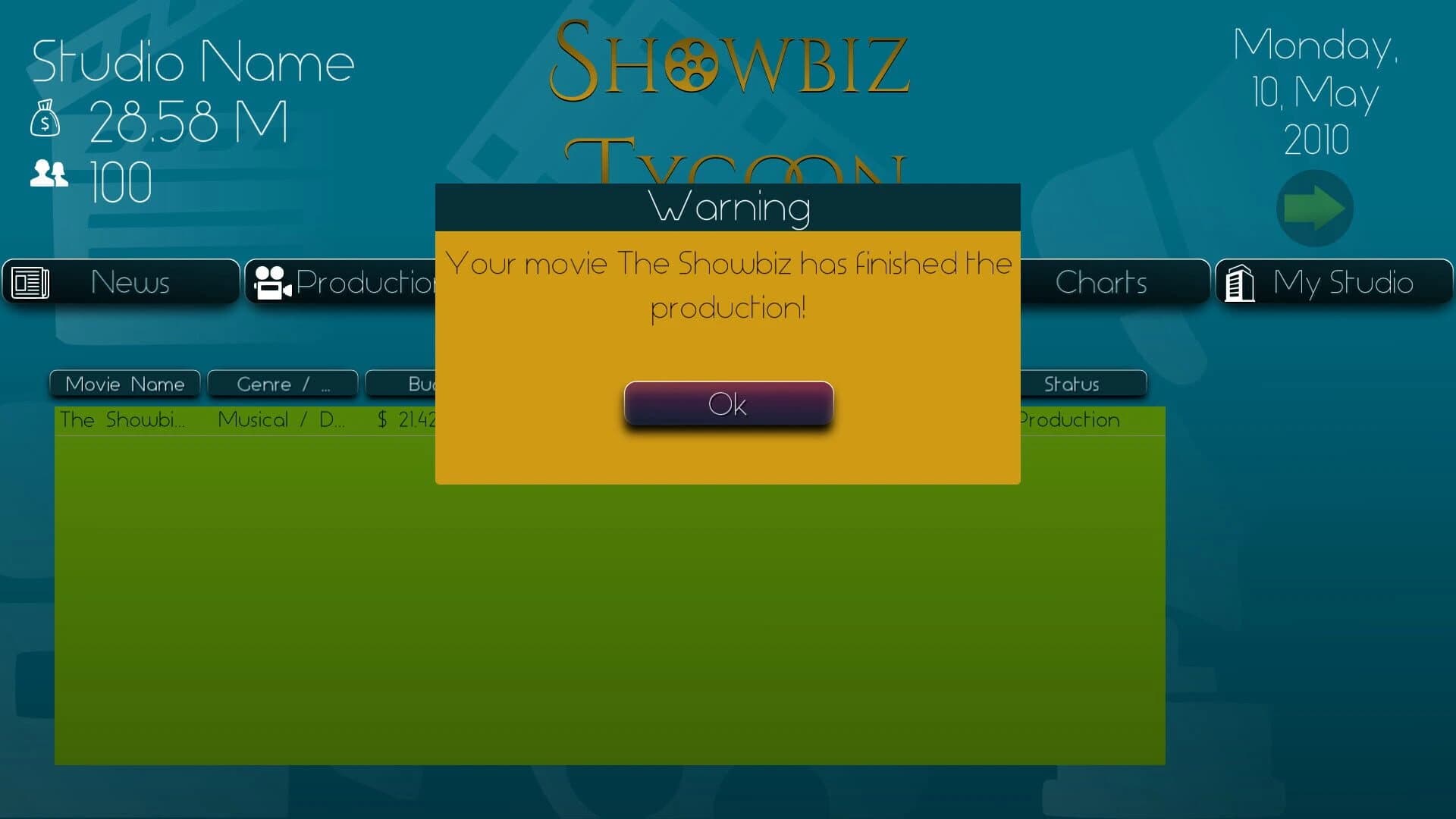 Showbiz Tycoon screenshot 5