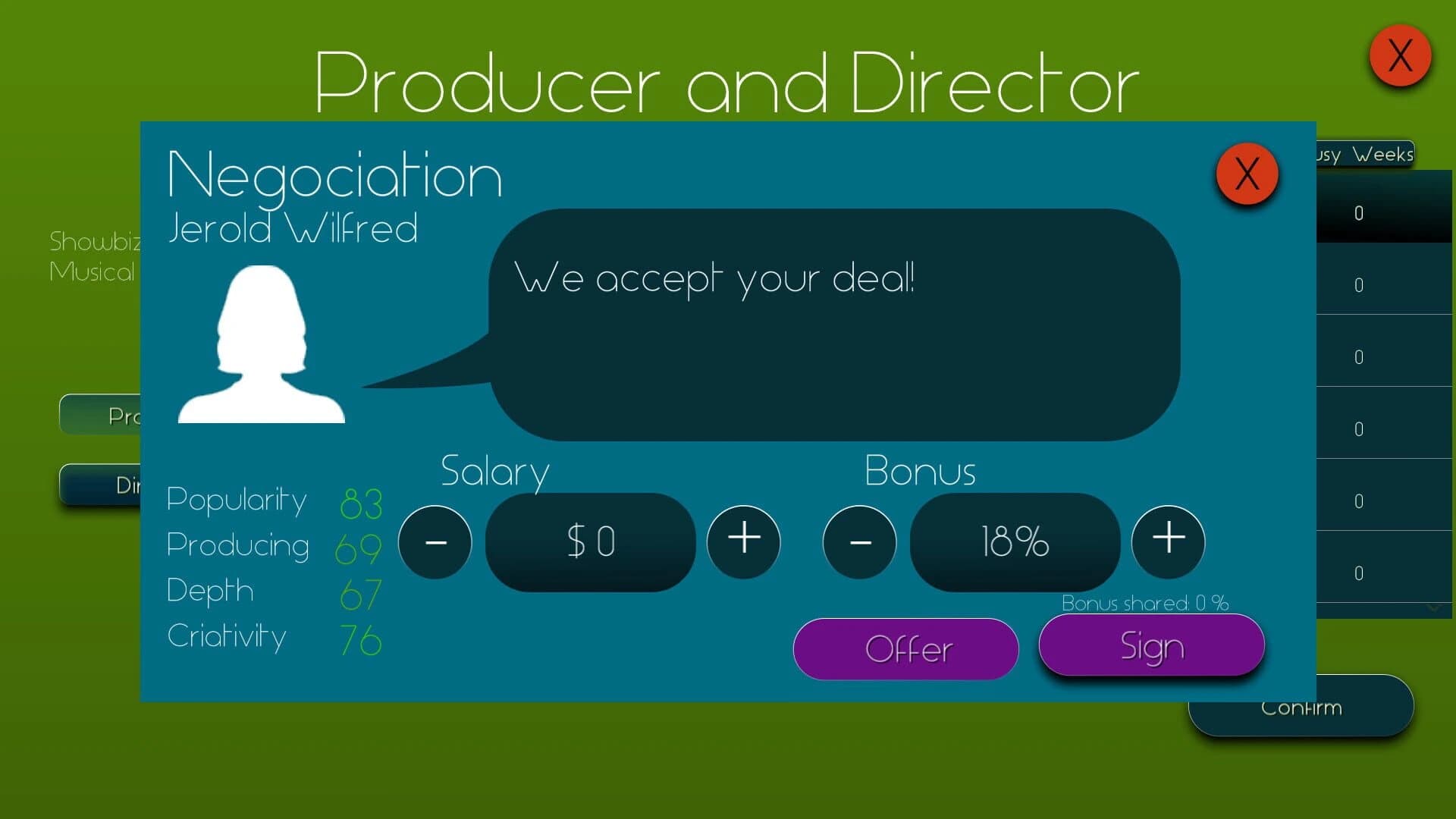 Showbiz Tycoon screenshot 4