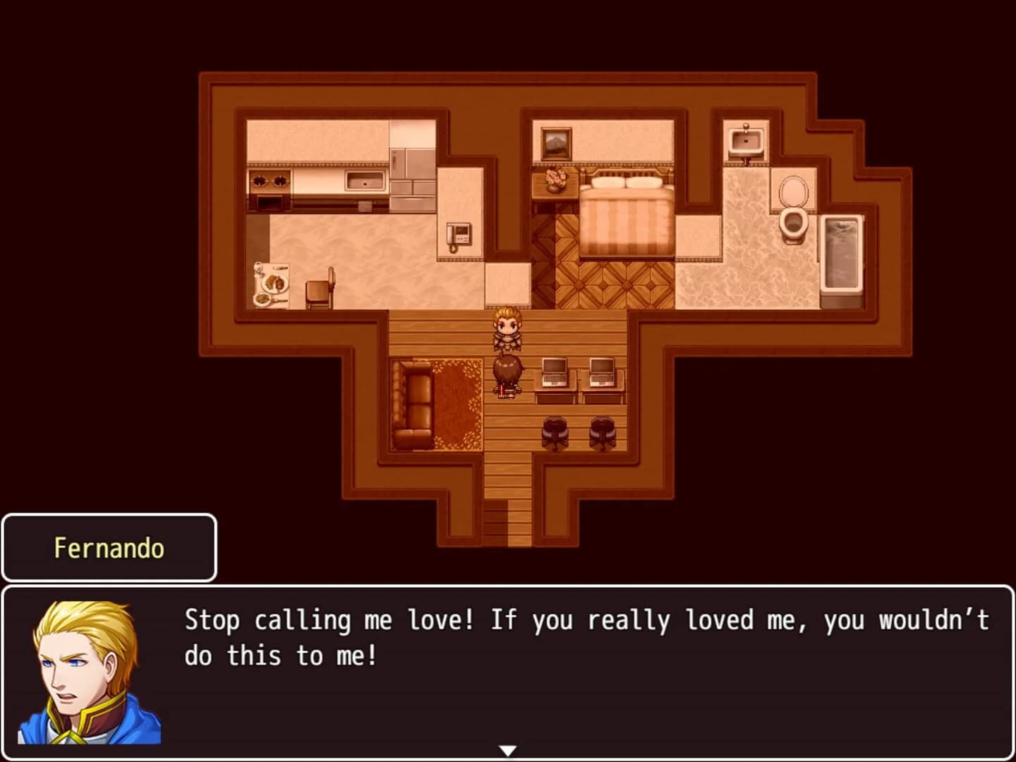 Sick Love - An RPG Maker Novel screenshot 3