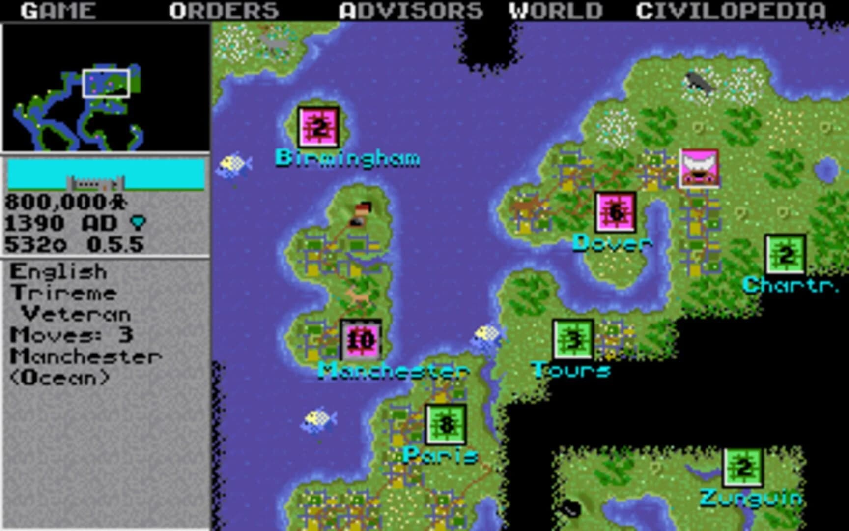 Sid Meier's Civilization screenshot 1