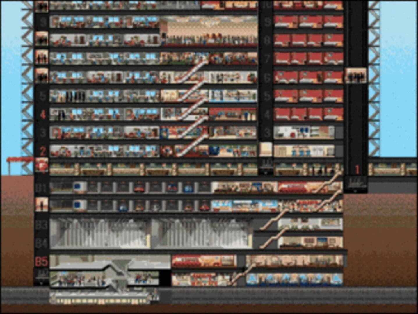 SimTower screenshot 1