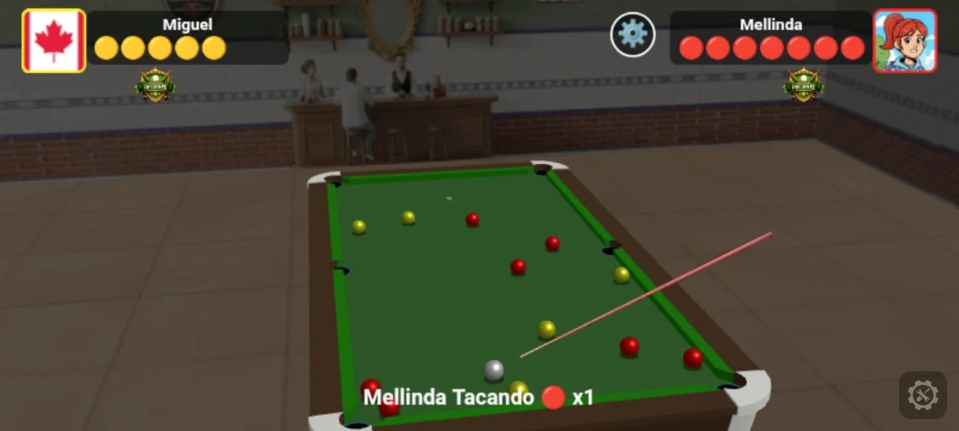 Sinuca de Bar screenshot 2