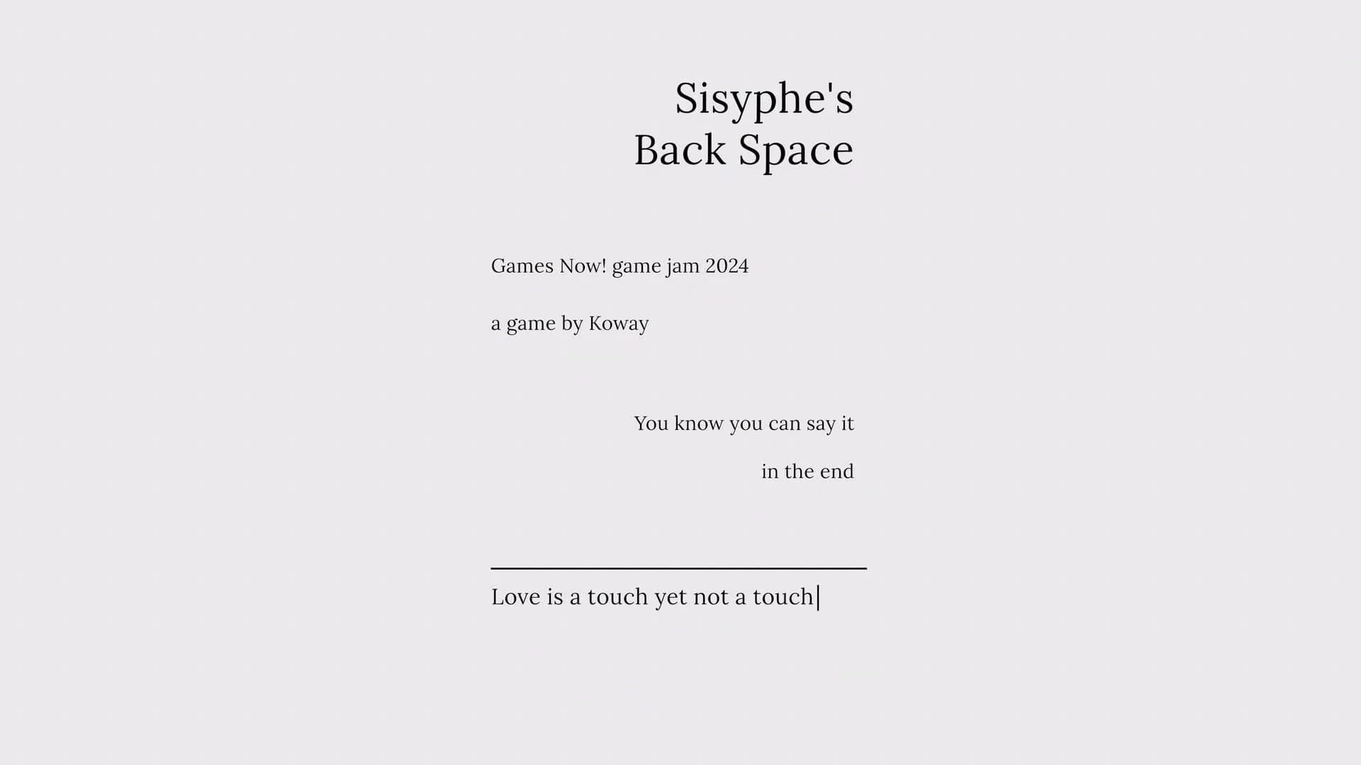 Sisyphe's Backspace screenshot 3