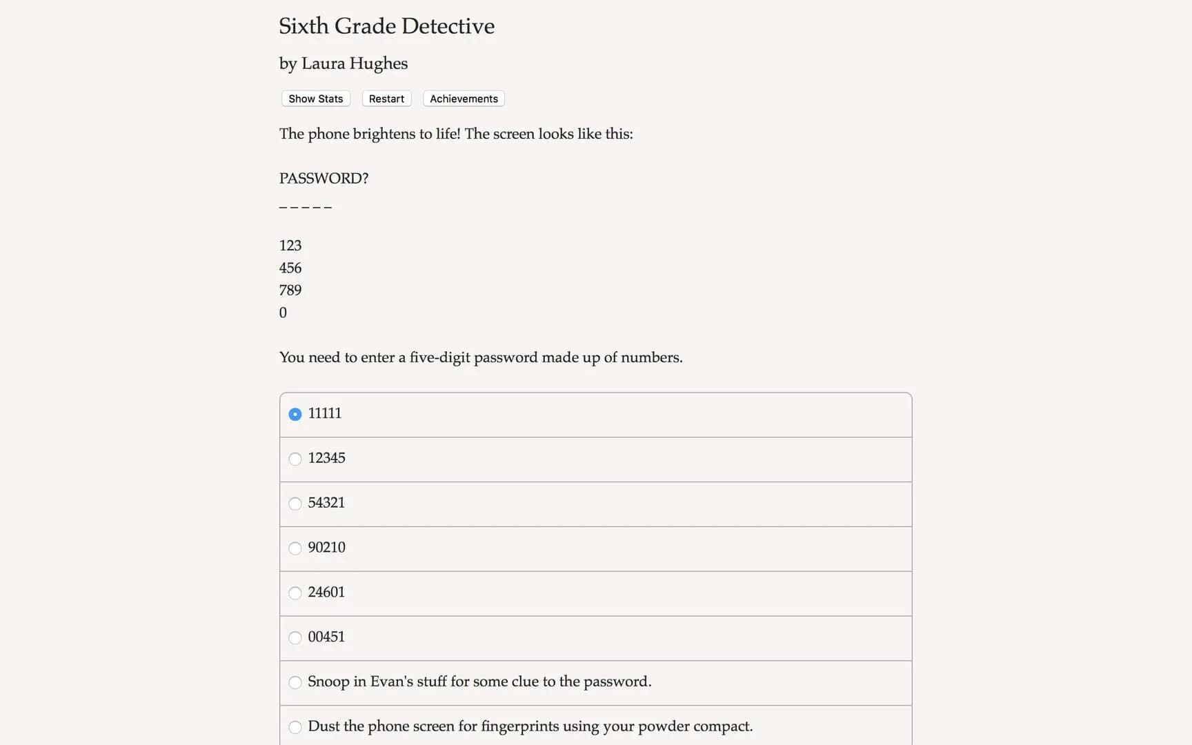 Sixth Grade Detective screenshot 2