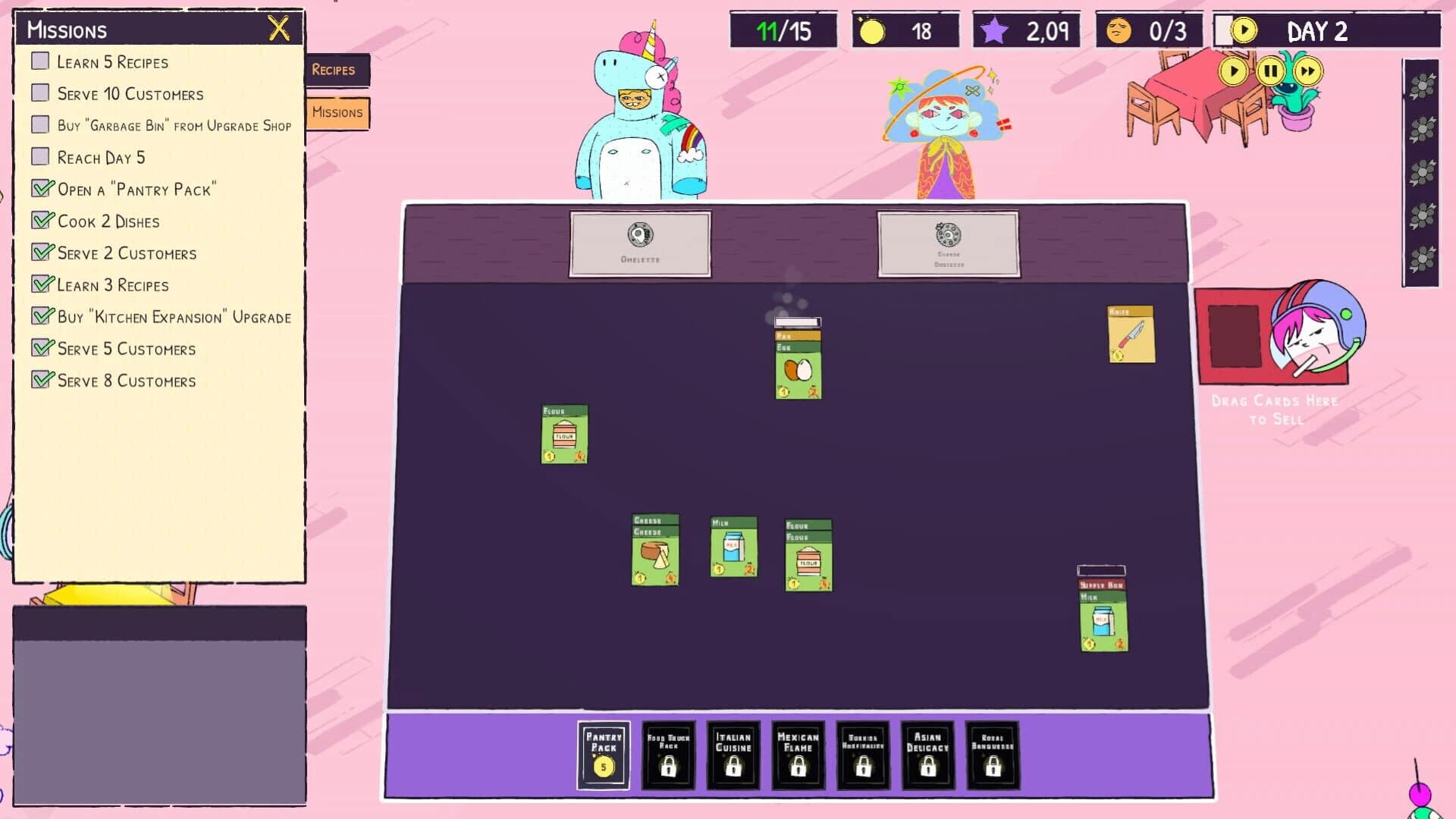 Sizzle & Stack screenshot 1