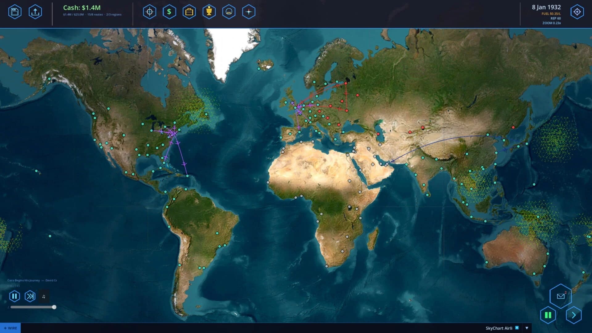 SkyChart: Airline Executive screenshot 1