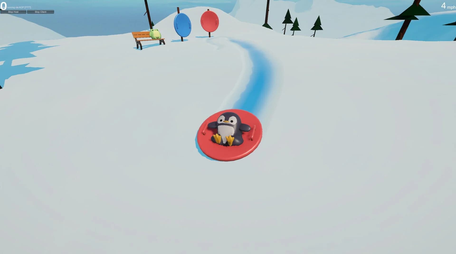 Sledding Game screenshot 2