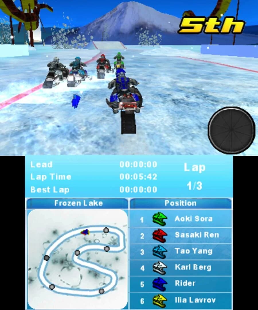 Snow Moto Racing 3D screenshot 3