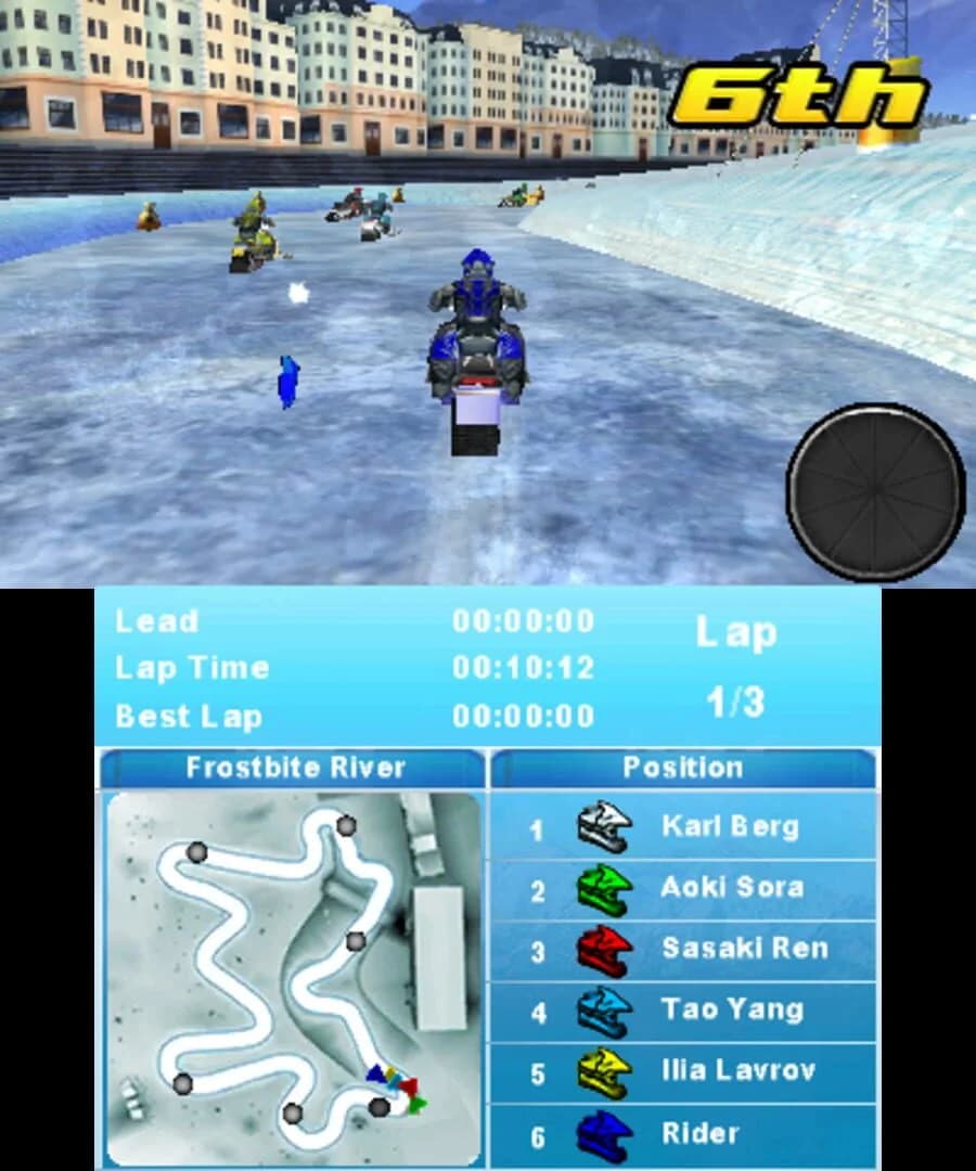 Snow Moto Racing 3D screenshot 2