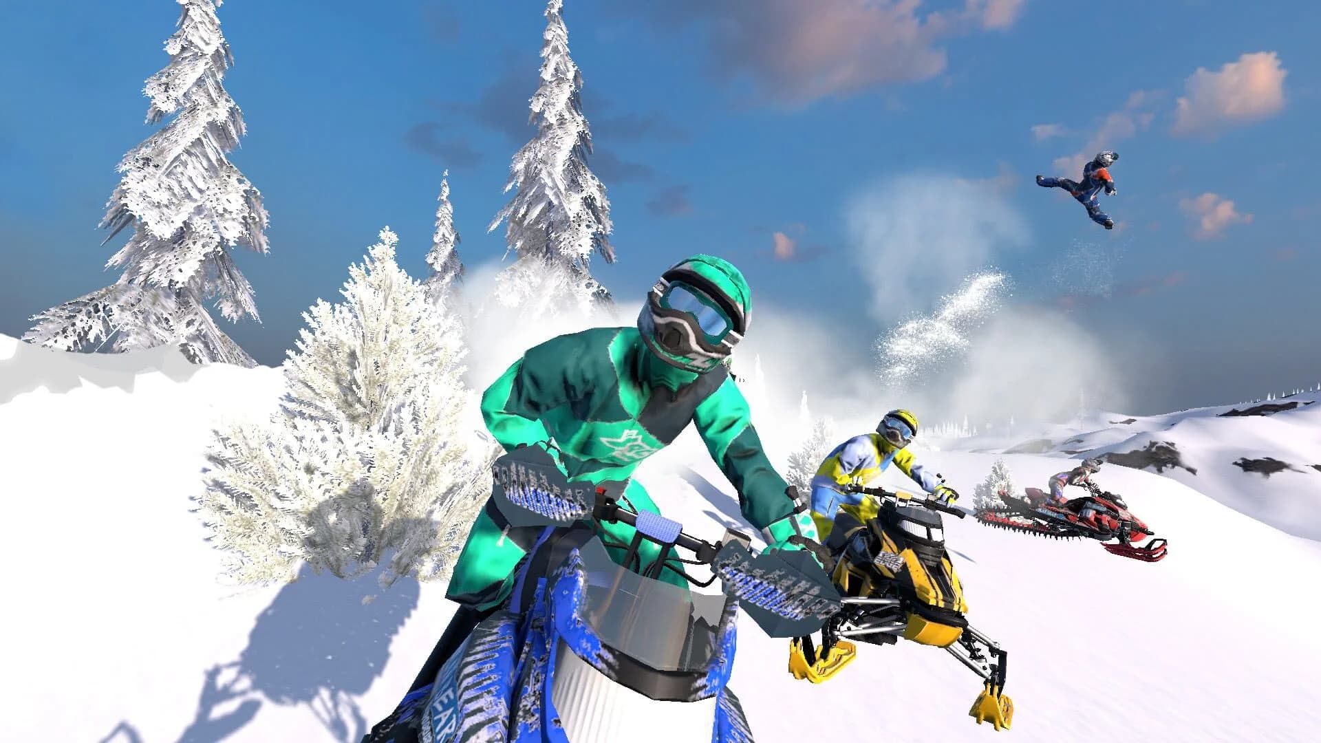 Snow Moto Racing Freedom screenshot 2