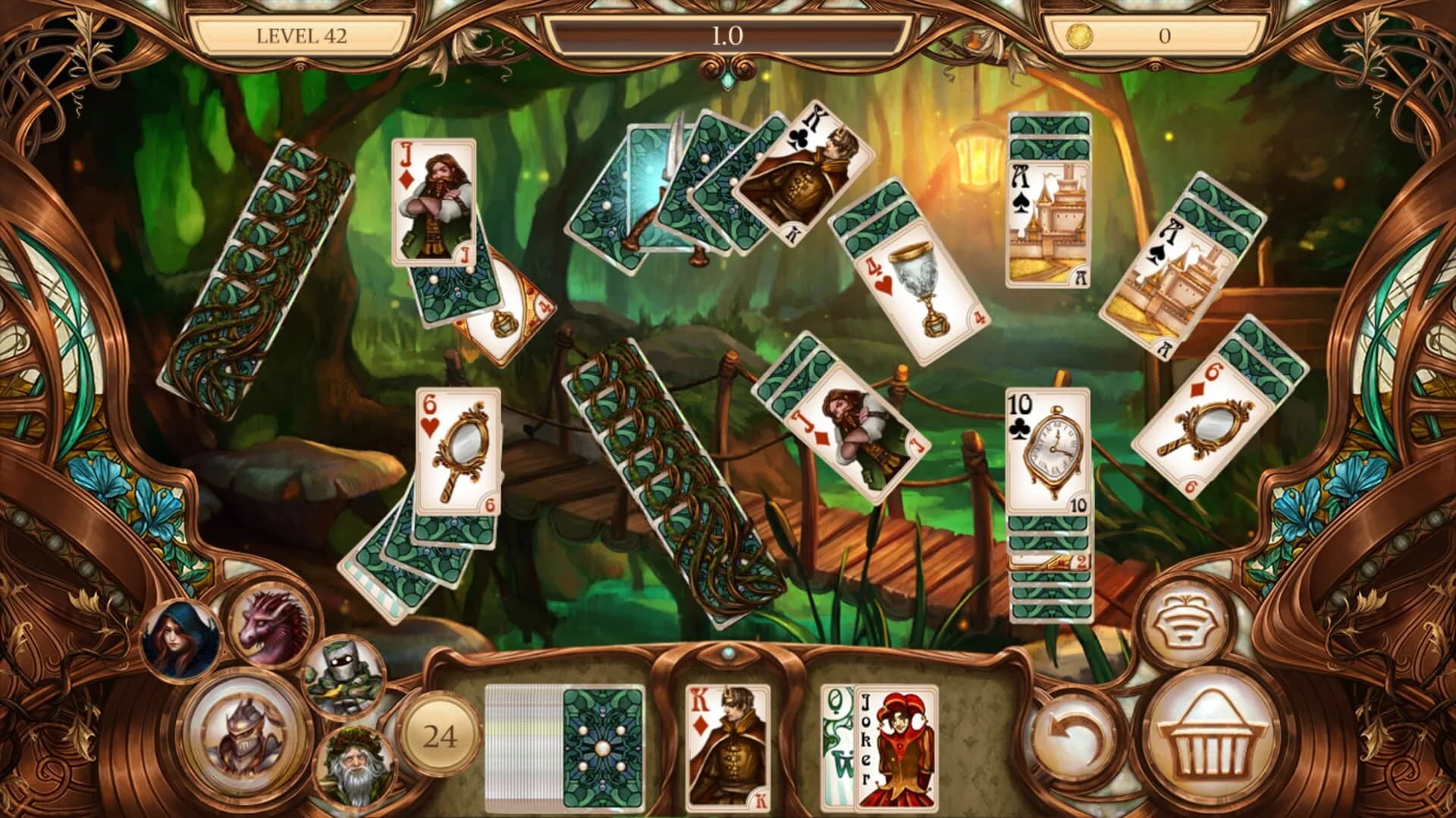 Snow White Solitaire: Charmed Kingdom screenshot 2