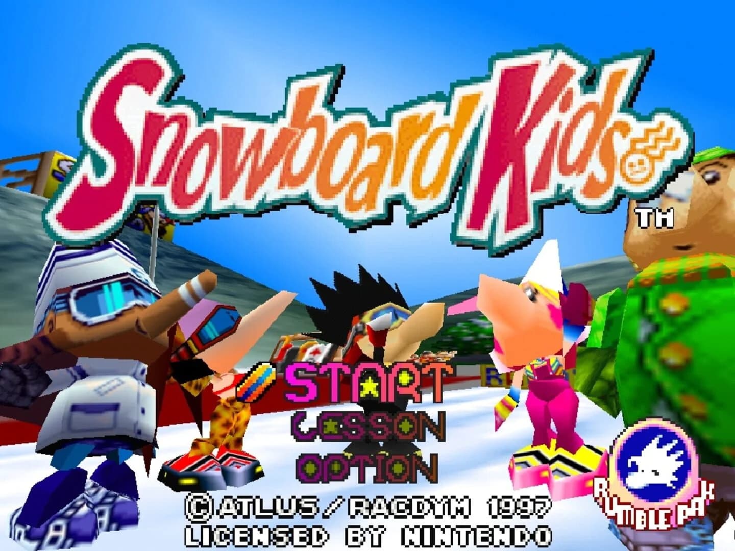 Snowboard Kids screenshot 2