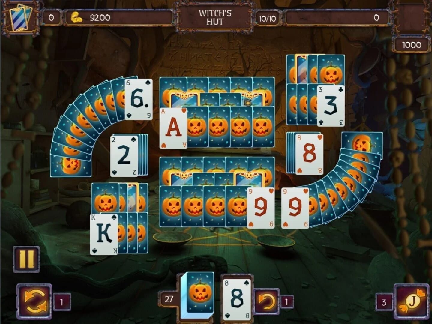 Solitaire Game Halloween screenshot 4