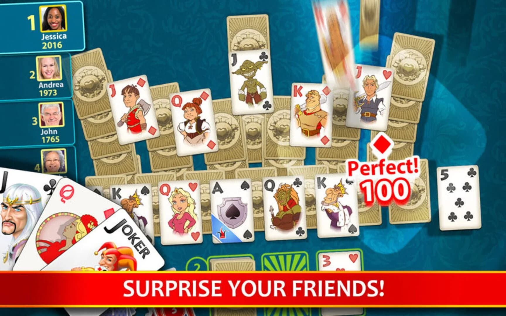 Solitaire Perfect Match screenshot 1