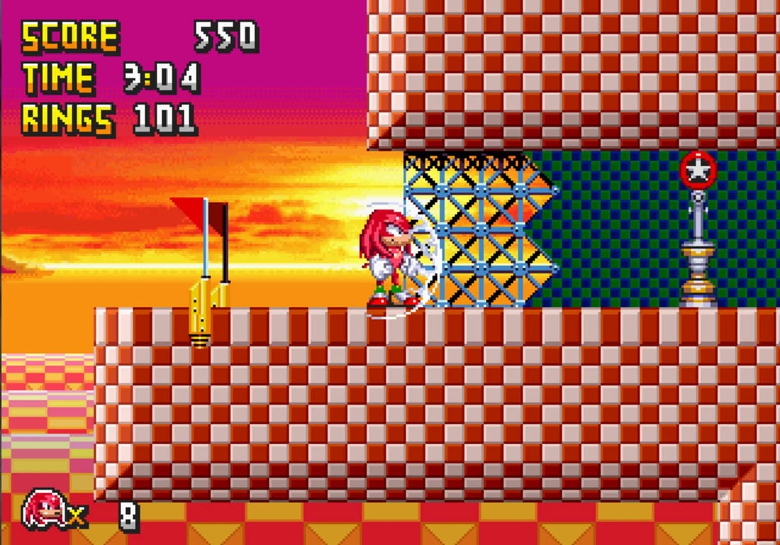 Sonic 3D in 2D screenshot 3