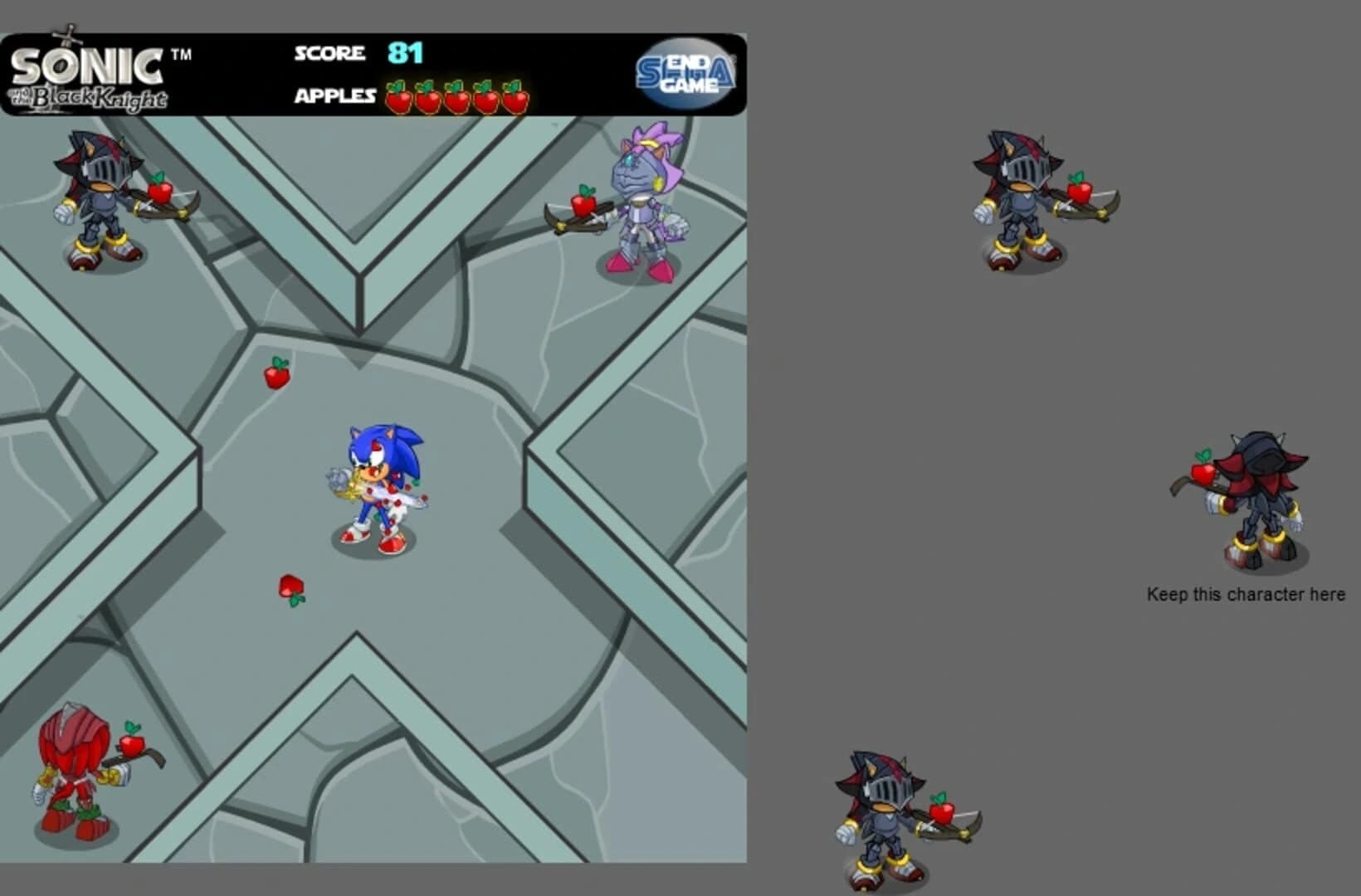 Sonic Knight In Training screenshot 2