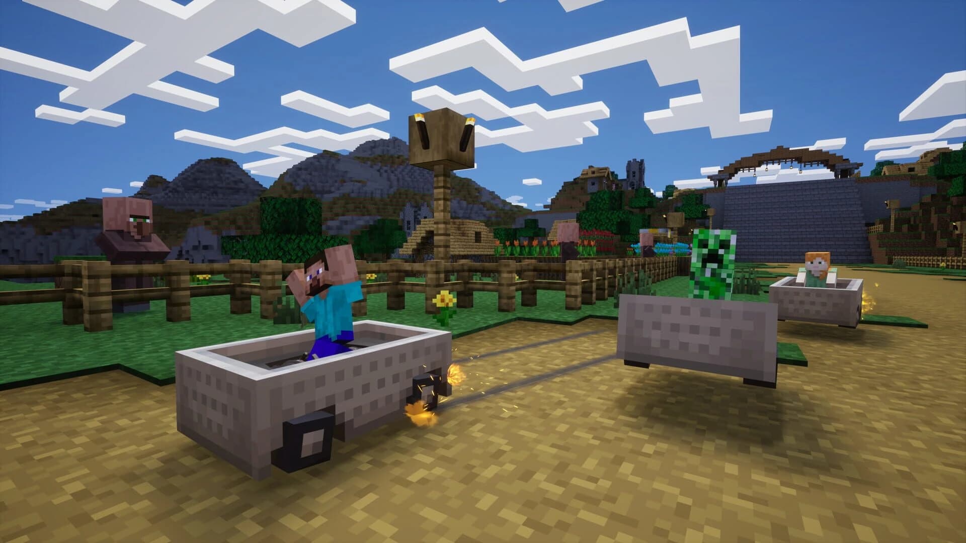 Sonic Racing: CrossWorlds - Minecraft Pack screenshot 1