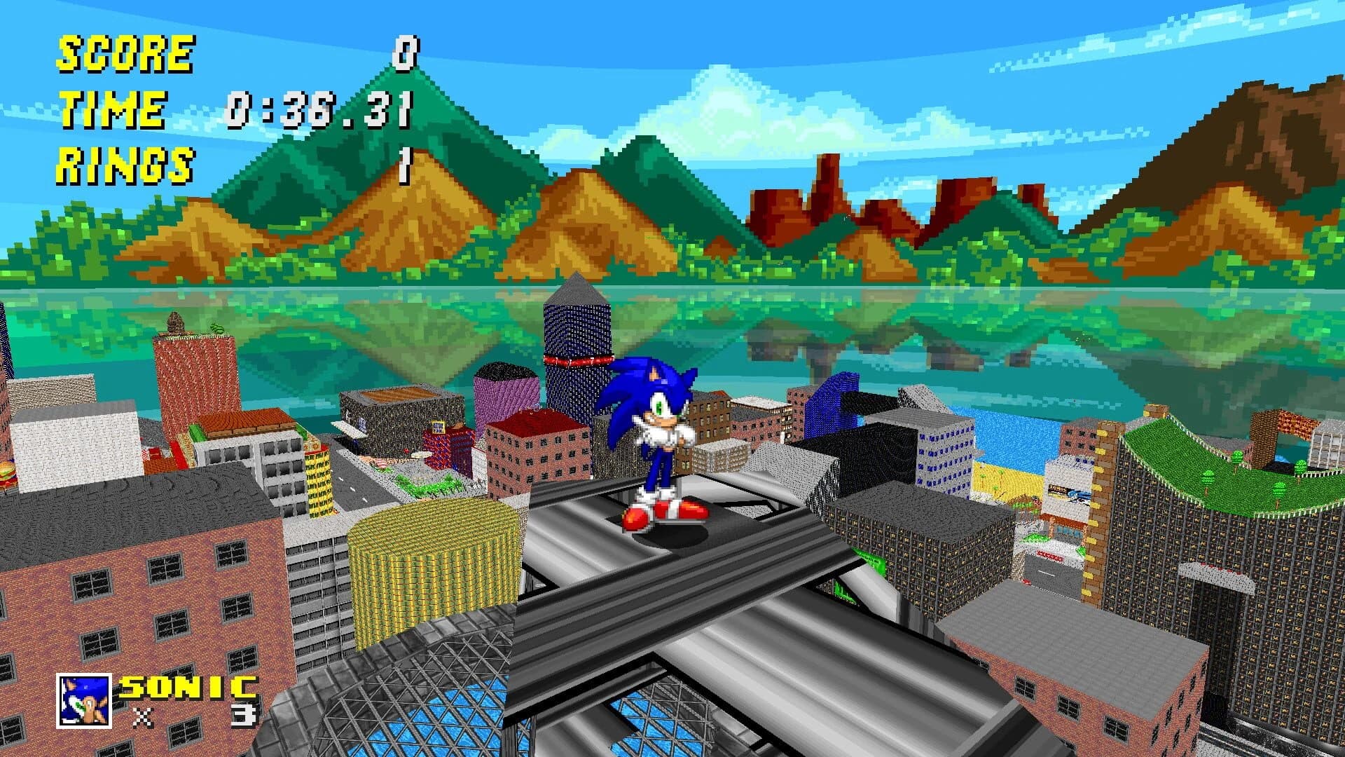 Sonic Robo Blast 2: Adventure Sonic screenshot 1