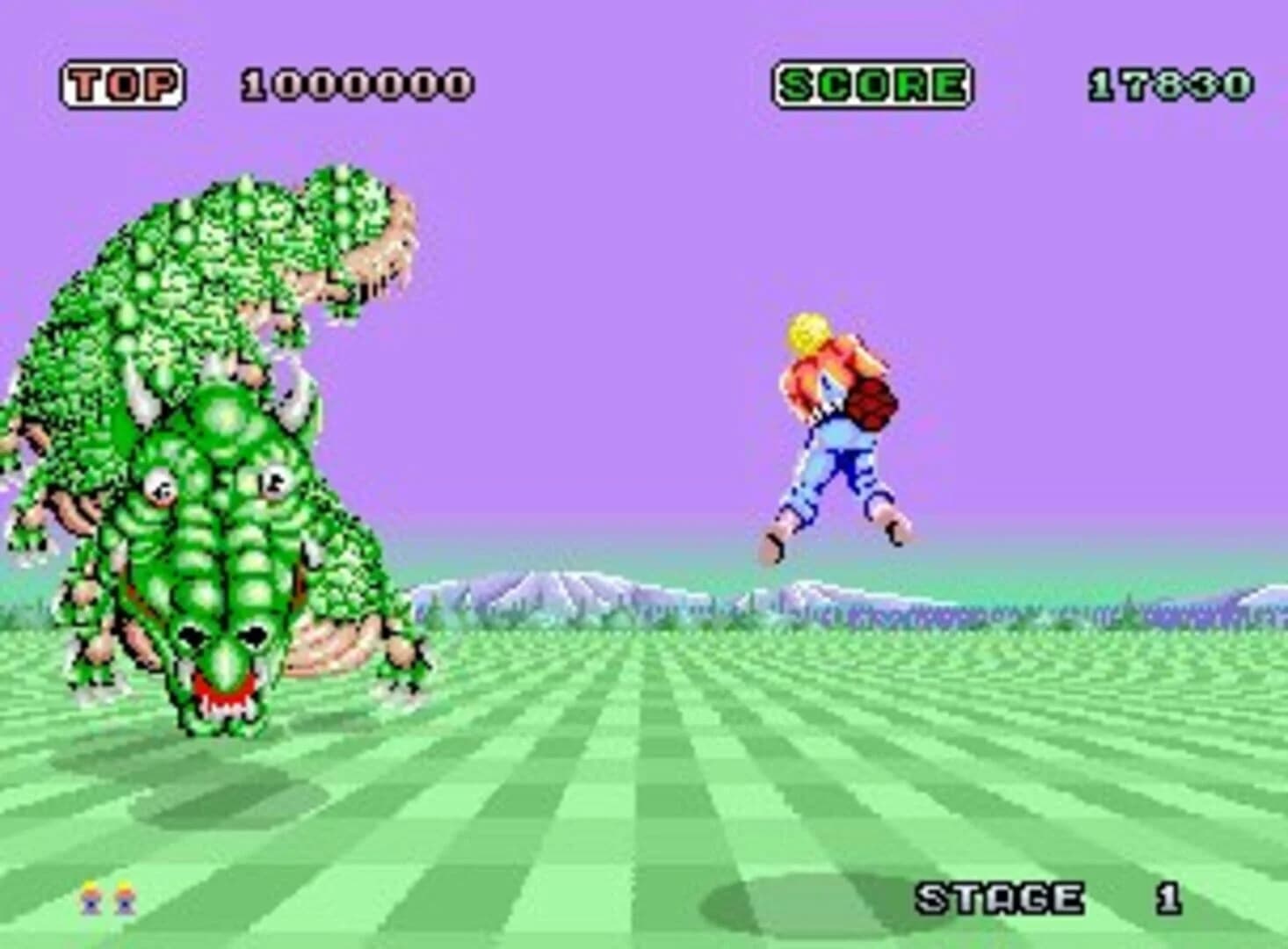 Space Harrier screenshot 3