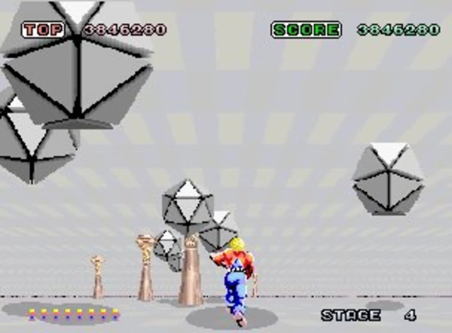 Space Harrier screenshot 2