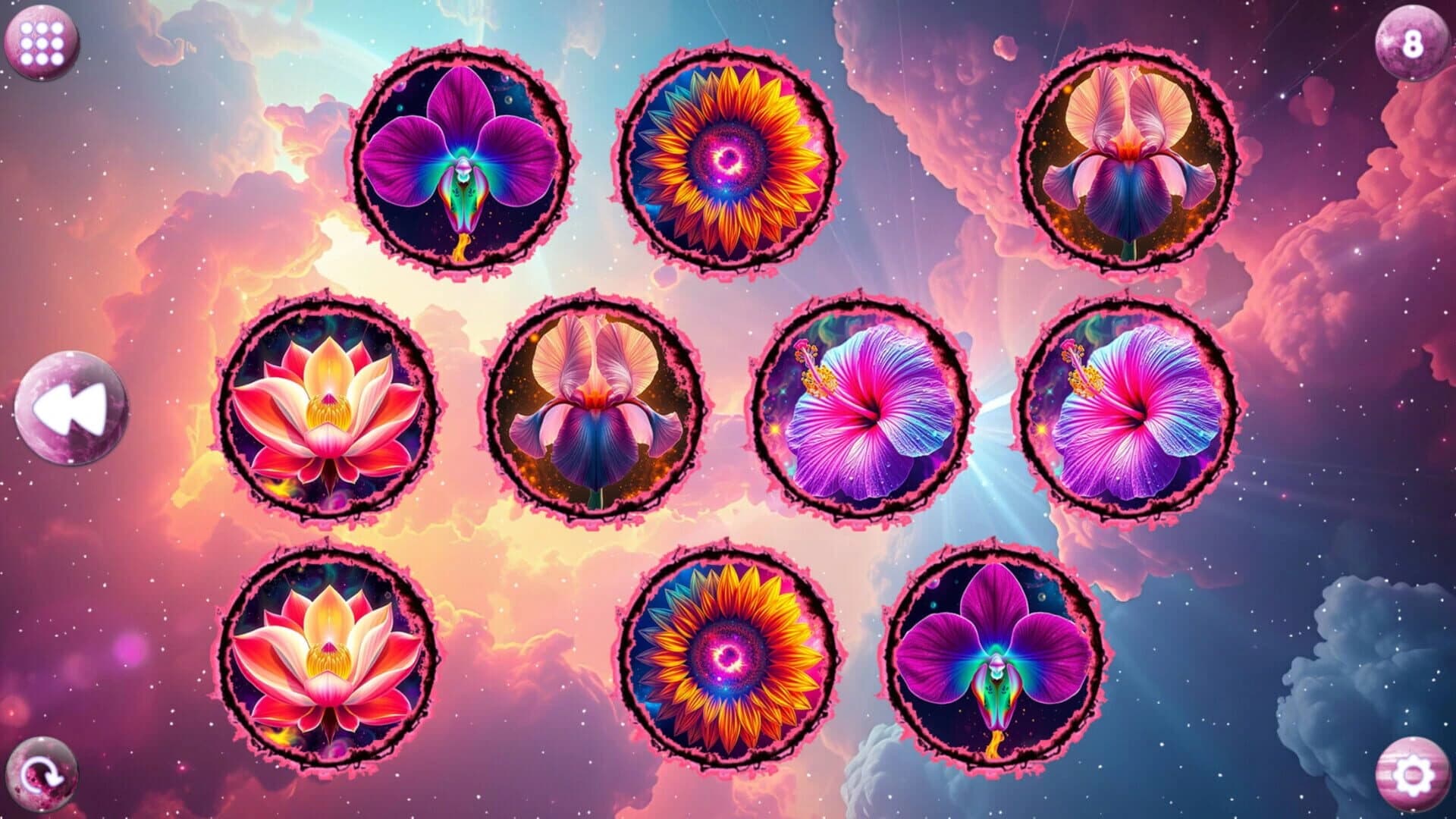 Space Memory: Flowers screenshot 4