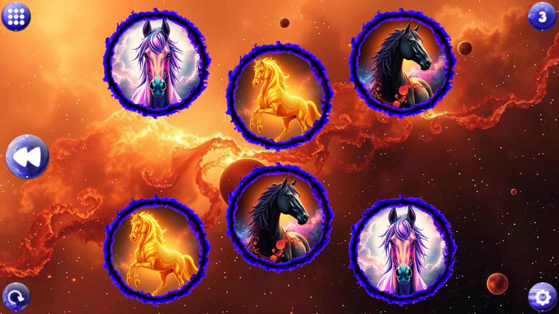 Space Memory: Horses screenshot 4