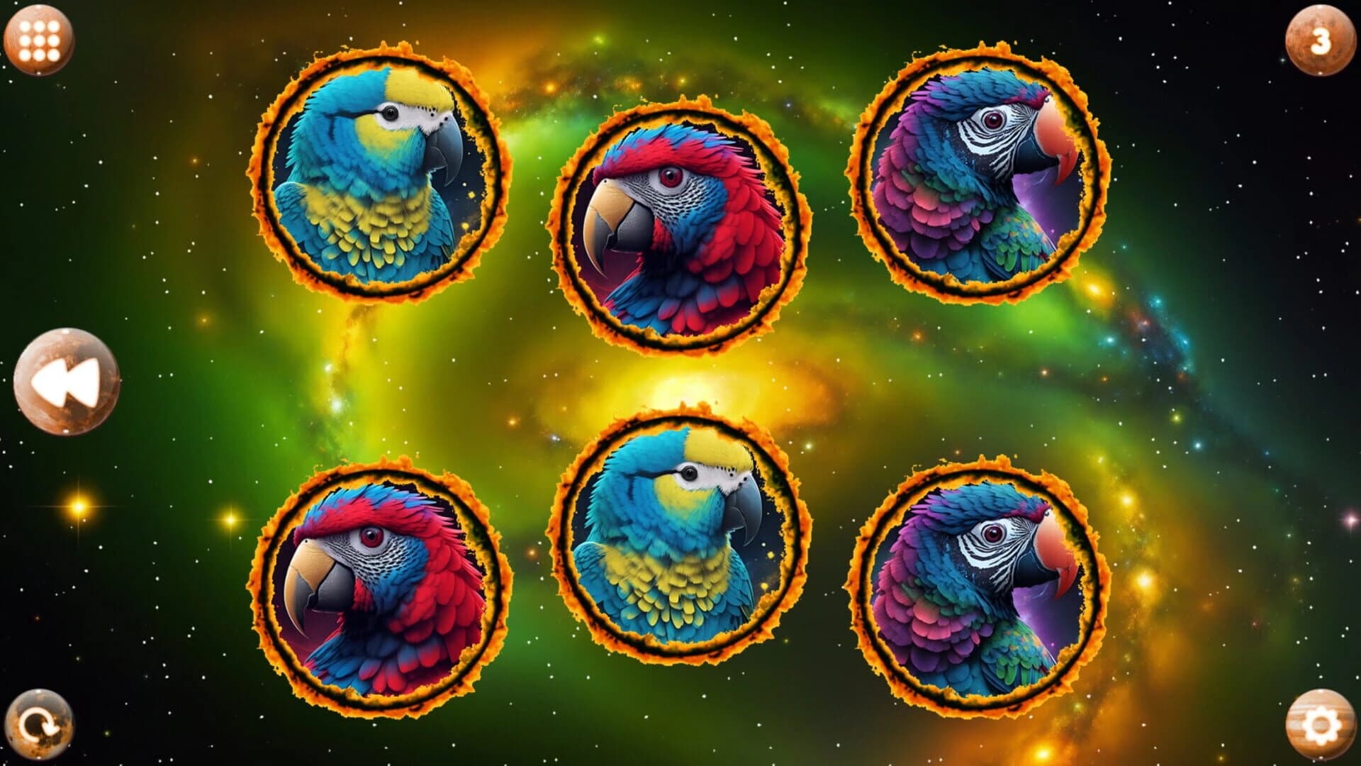Space Memory: Parrots screenshot 2