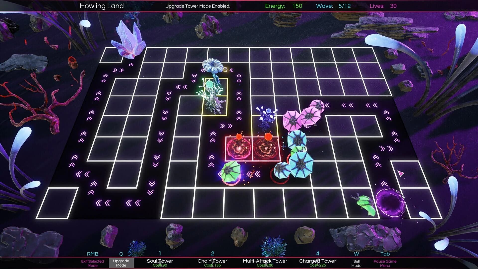 Space Nature Attack Tower Defense screenshot 3