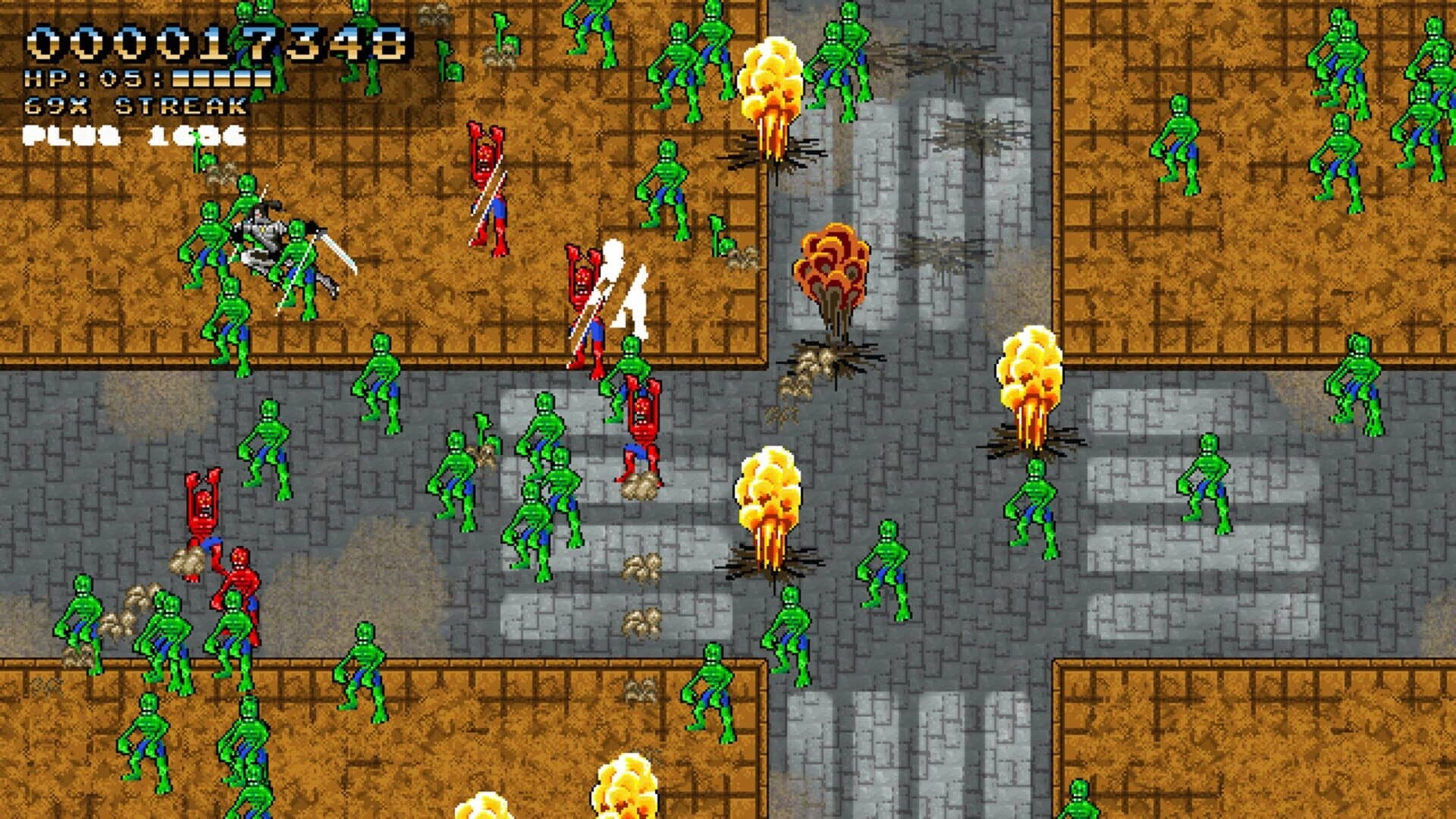 Space Robot Samurai Zombie Slayer screenshot 2