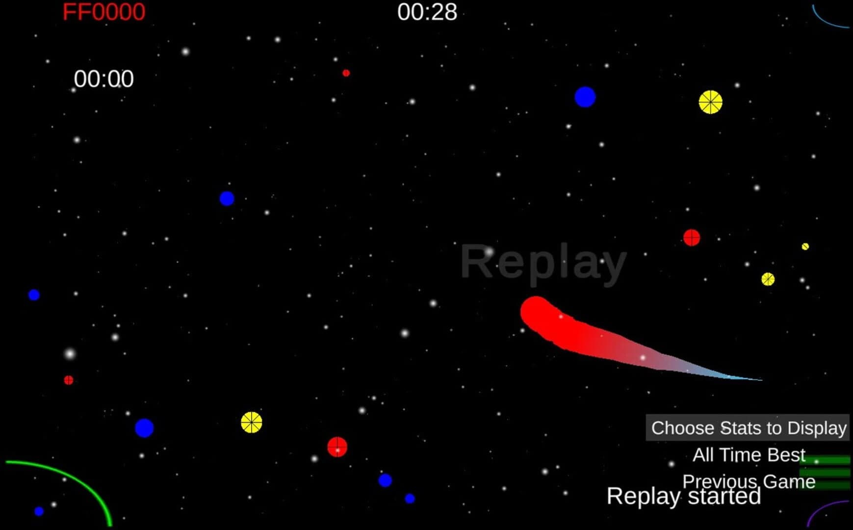 Space Trail Fireworks screenshot 2