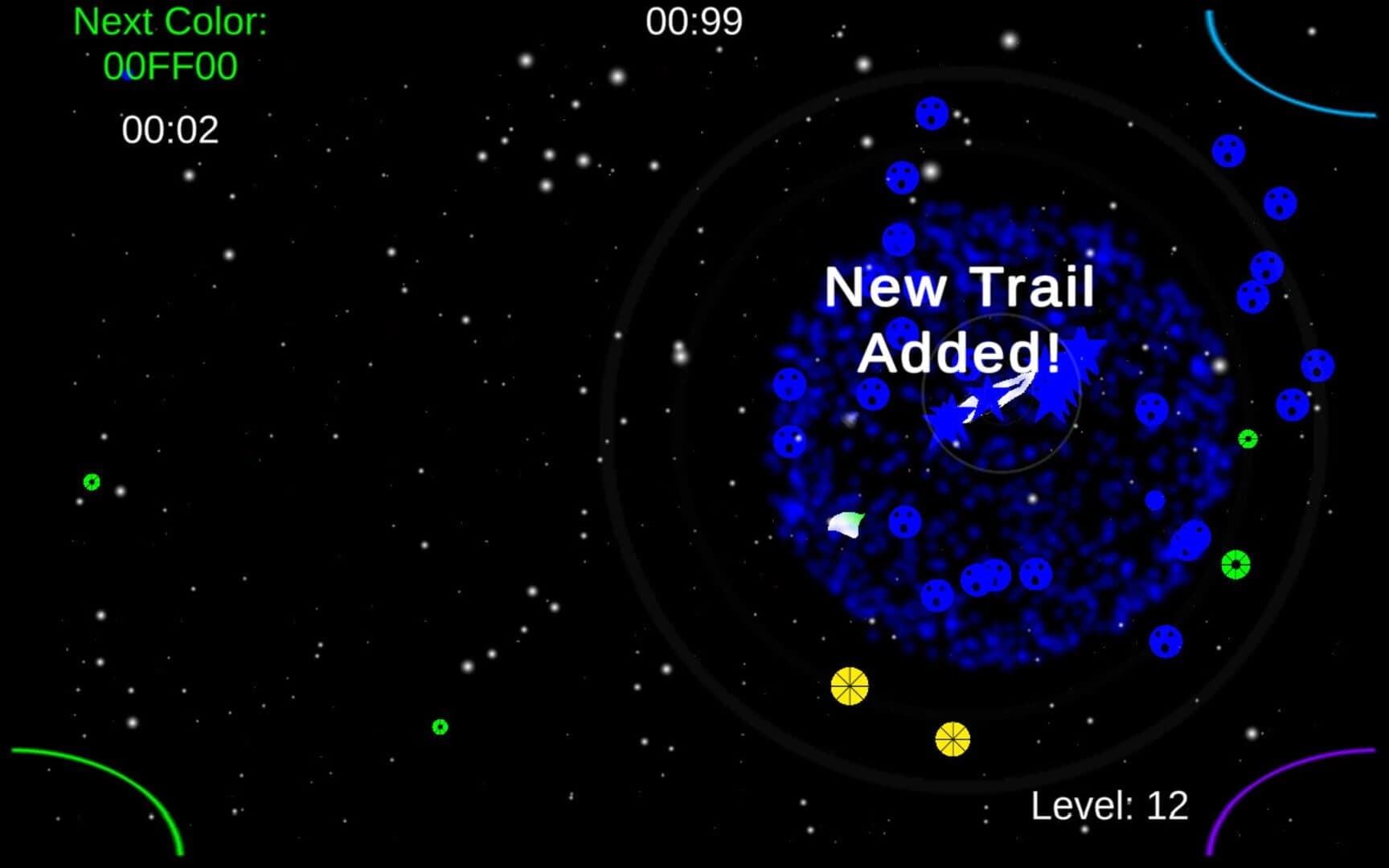 Space Trail Fireworks screenshot 5