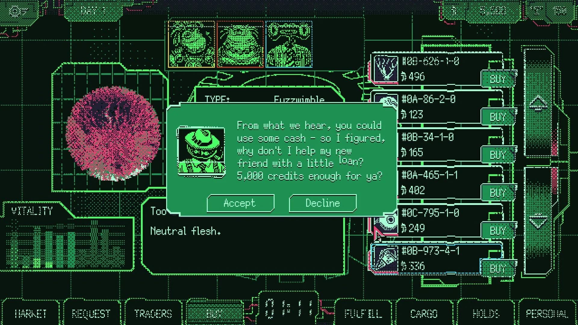 Space Warlord Organ Trading Simulator screenshot 4