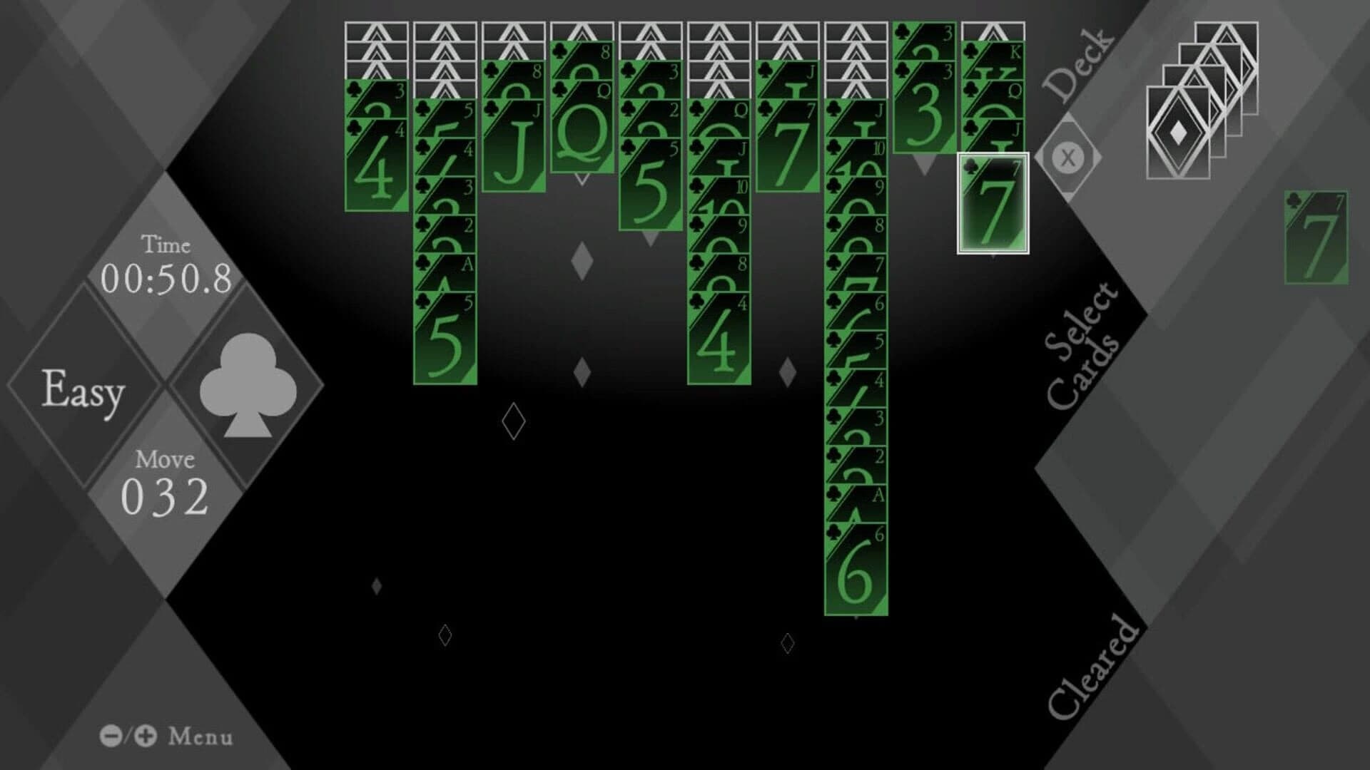 Spider Solitaire Black screenshot 4