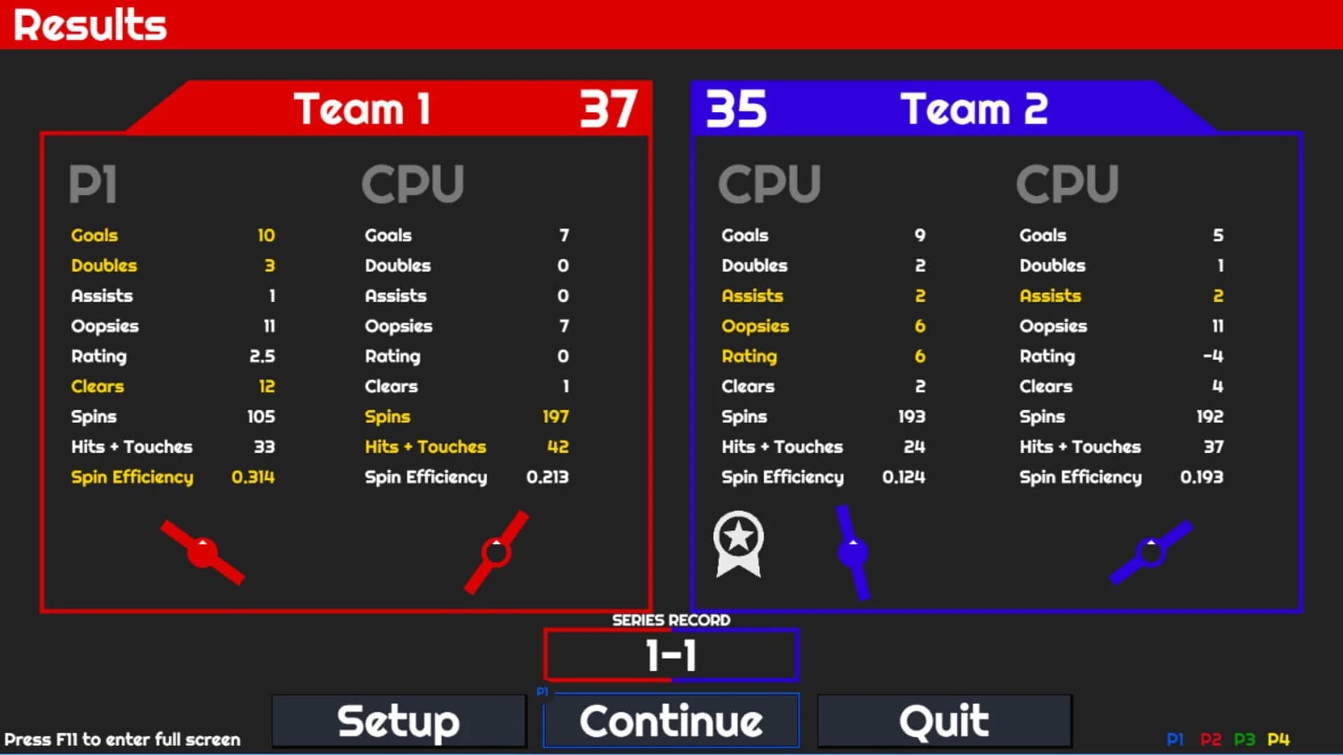 Spinball screenshot 2