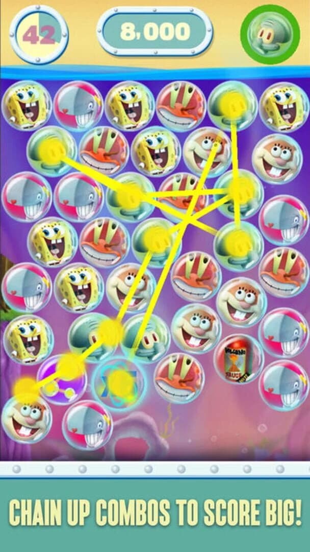 SpongeBob Bubble Party screenshot 1