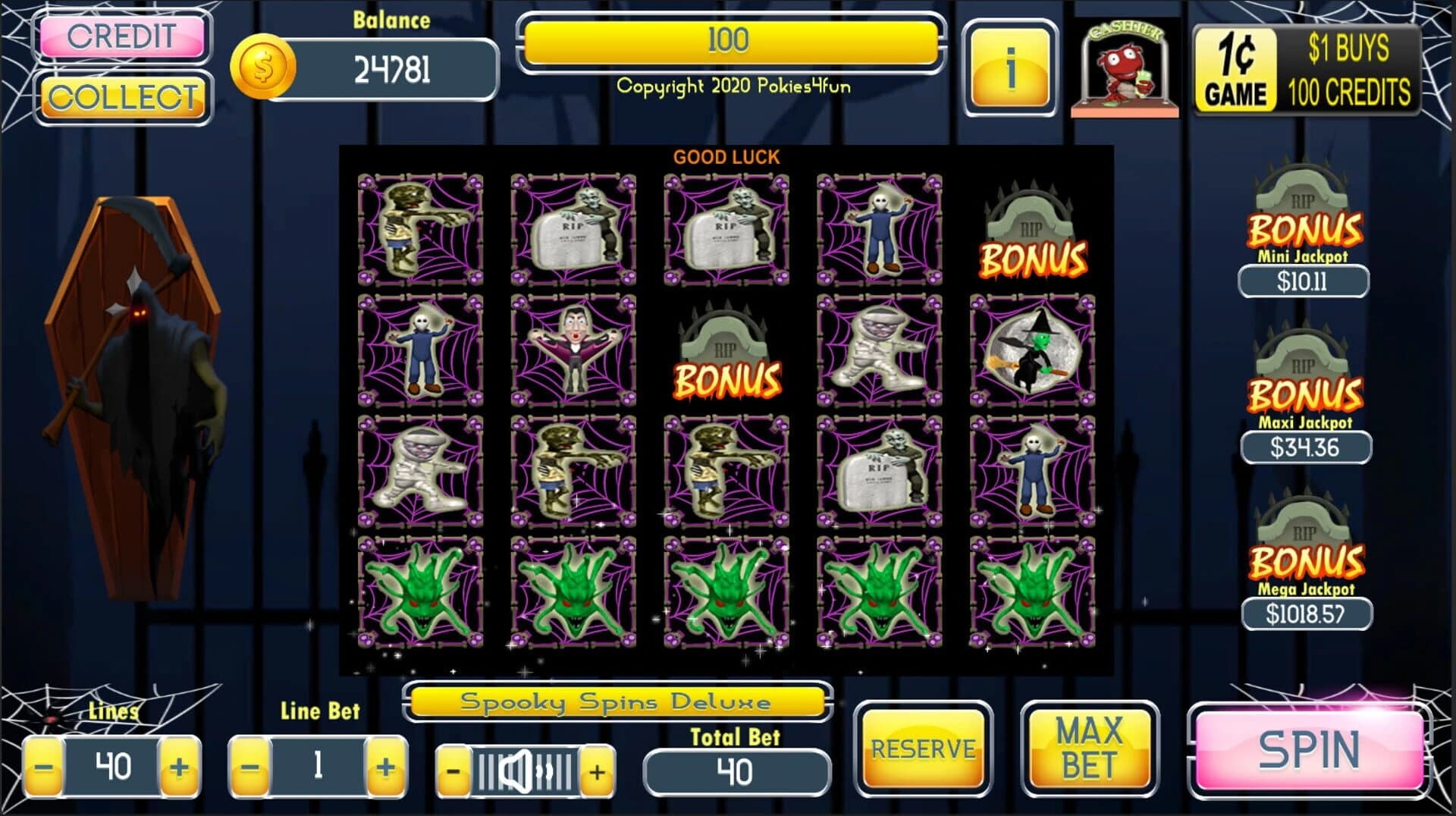 Spooky Spins Deluxe screenshot 4