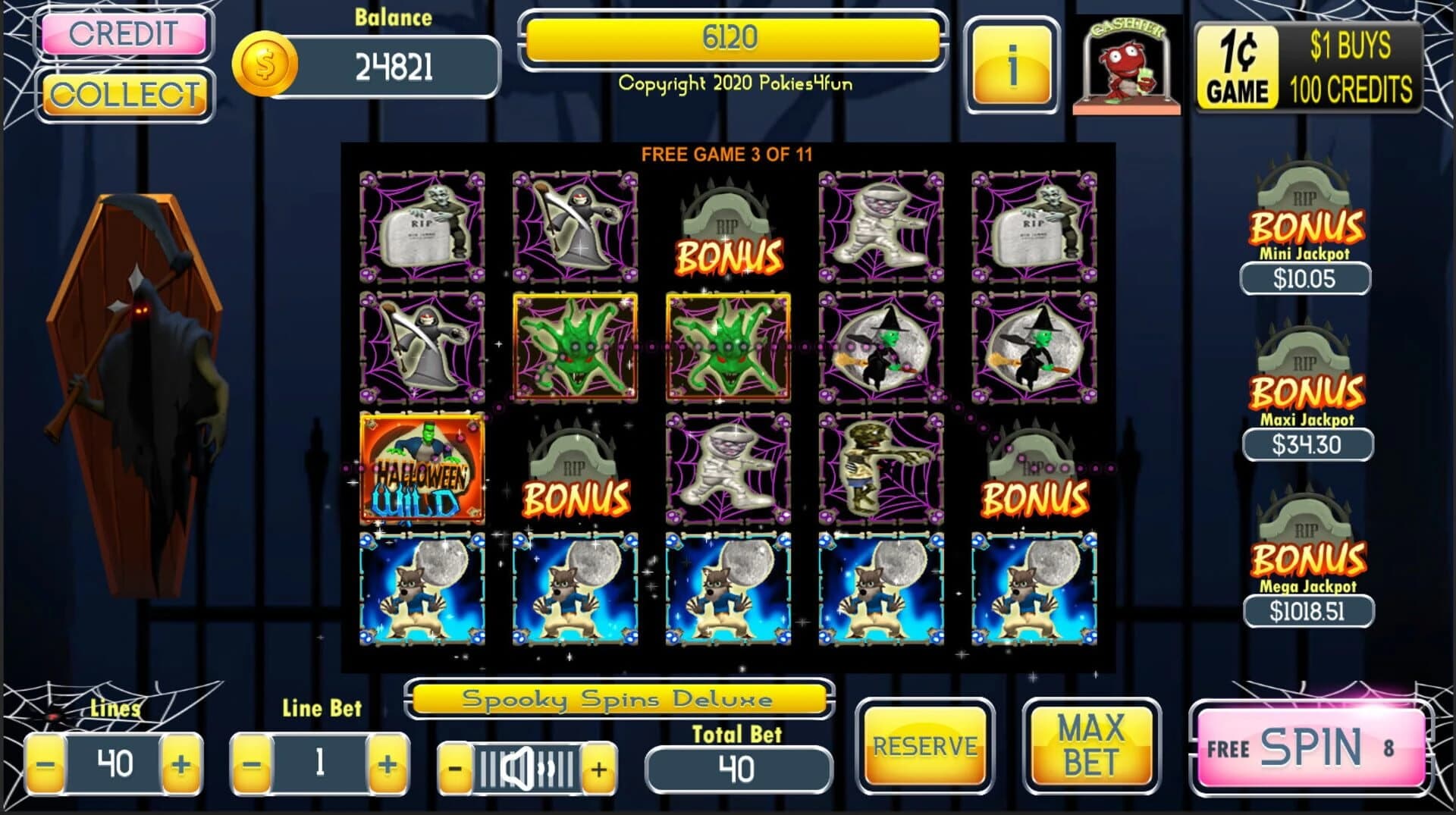 Spooky Spins Deluxe screenshot 3