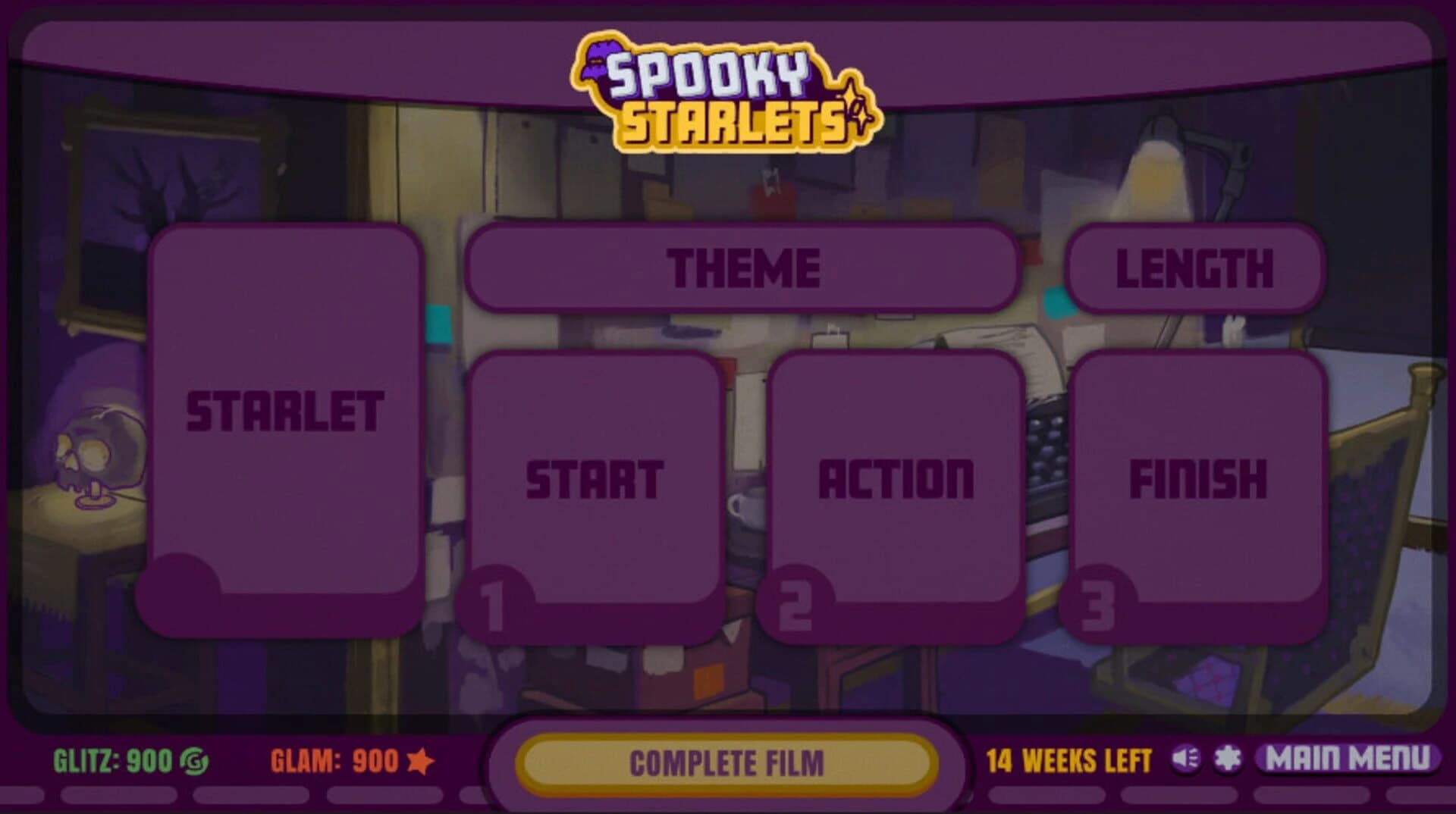 Spooky Starlets screenshot 1