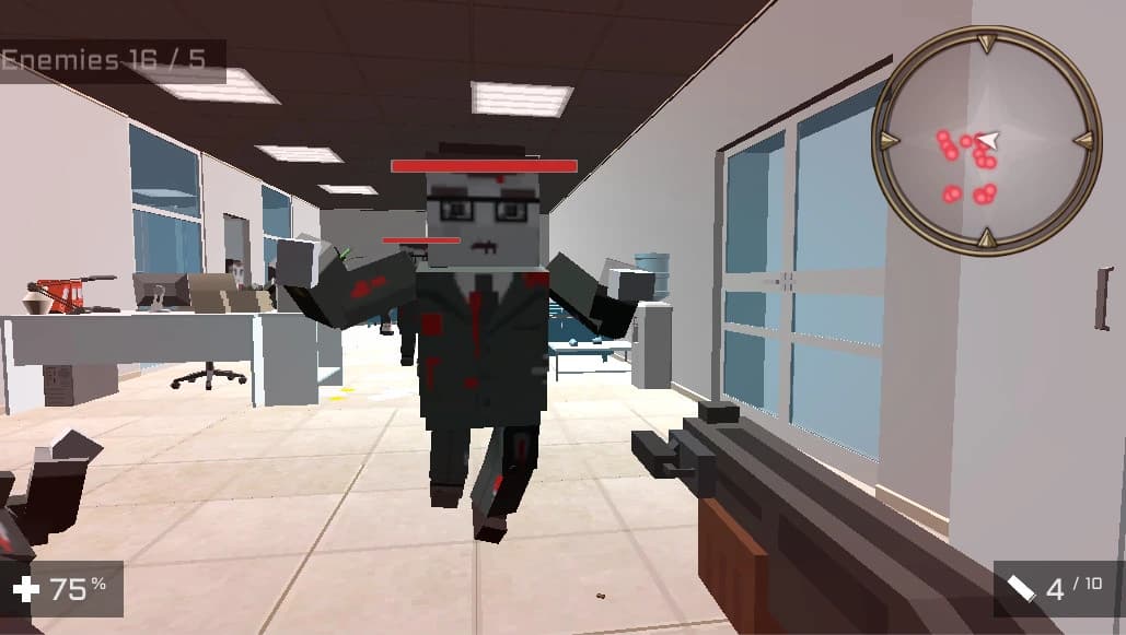 Square Head Zombies 2 - FPS Game screenshot 2