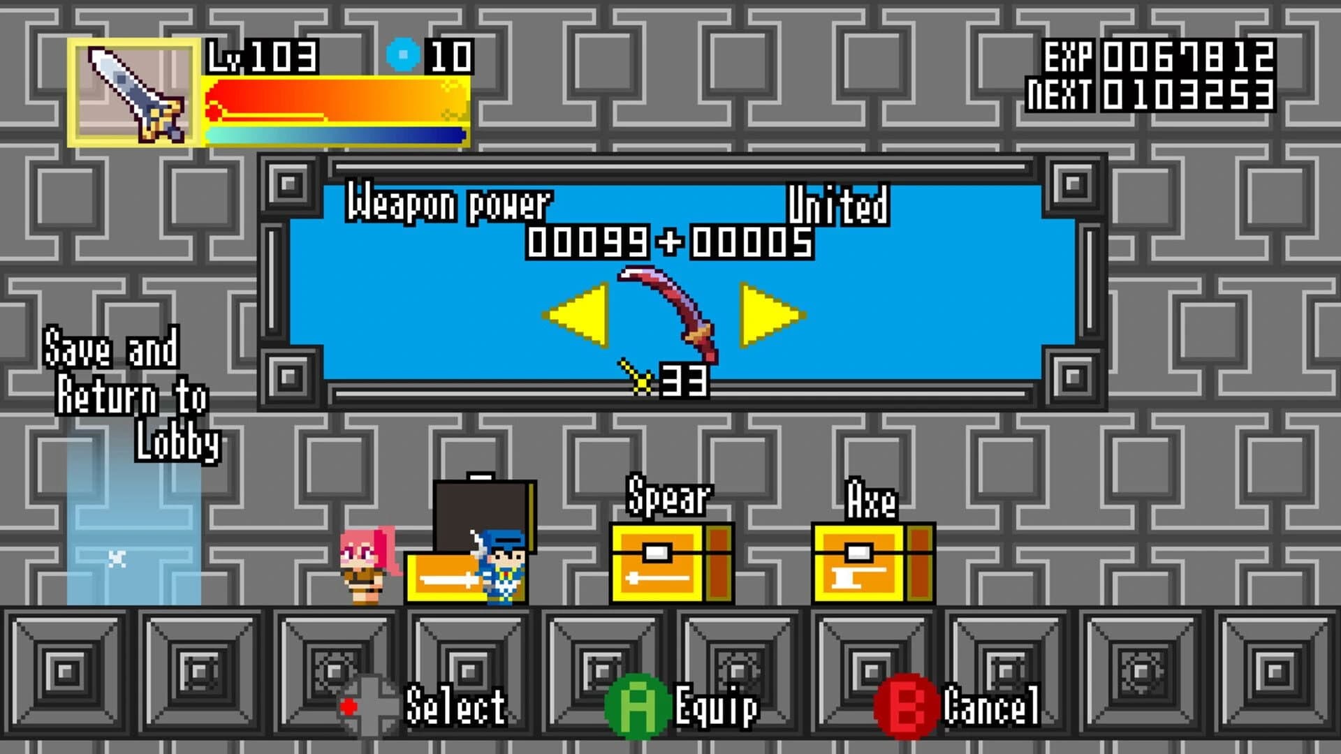 Square Weapons Dungeon screenshot 2