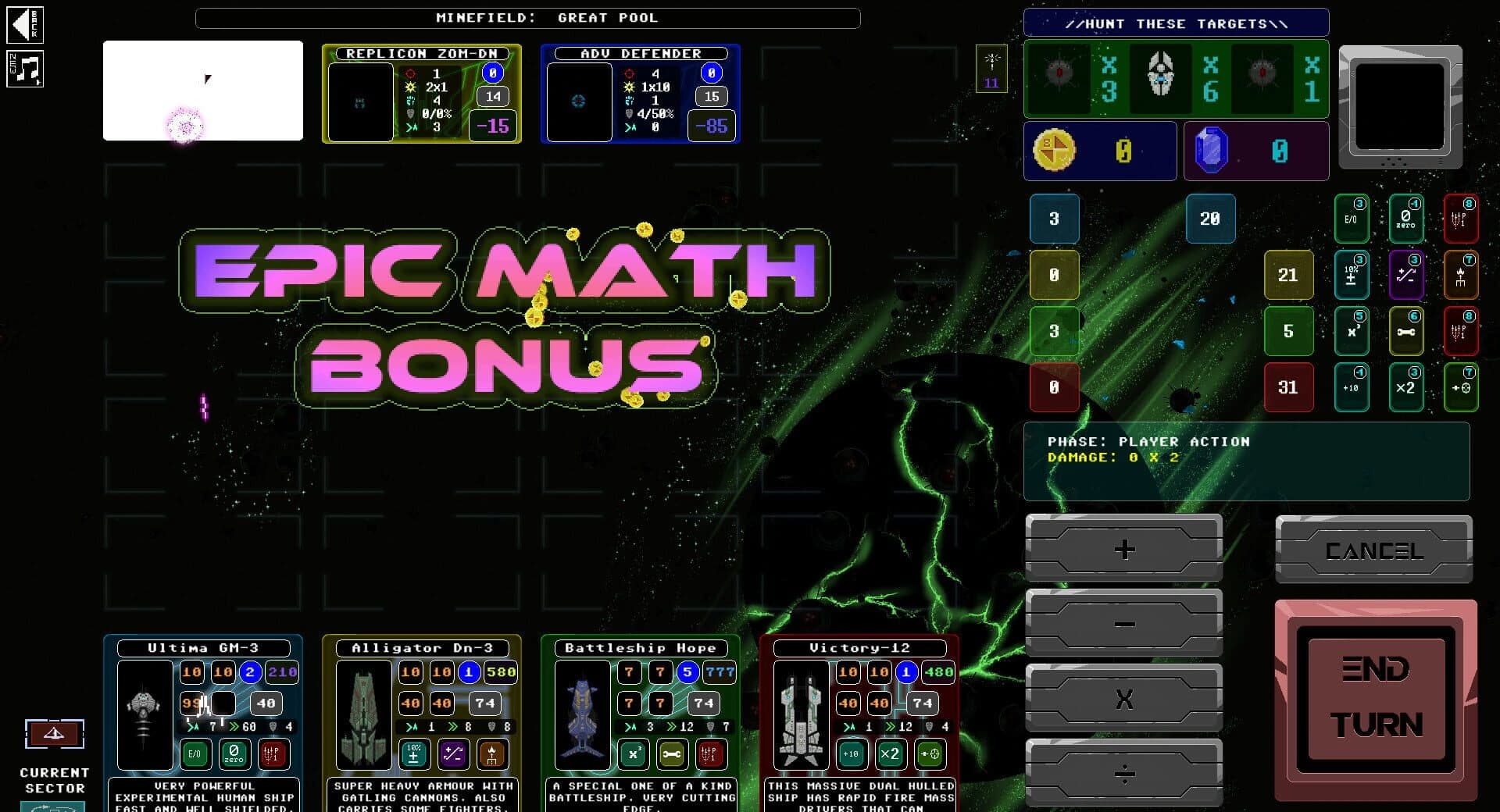 Star Math: Interstellar Rogue 2 screenshot 3