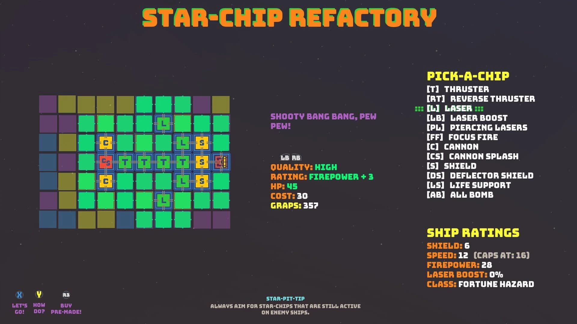 Star-Pit Starship screenshot 2