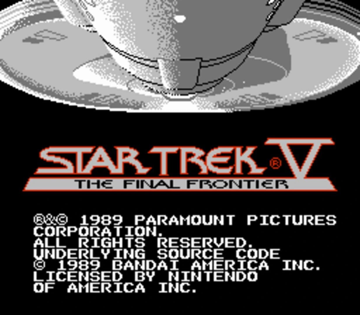 Star Trek V: The Final Frontier screenshot 1