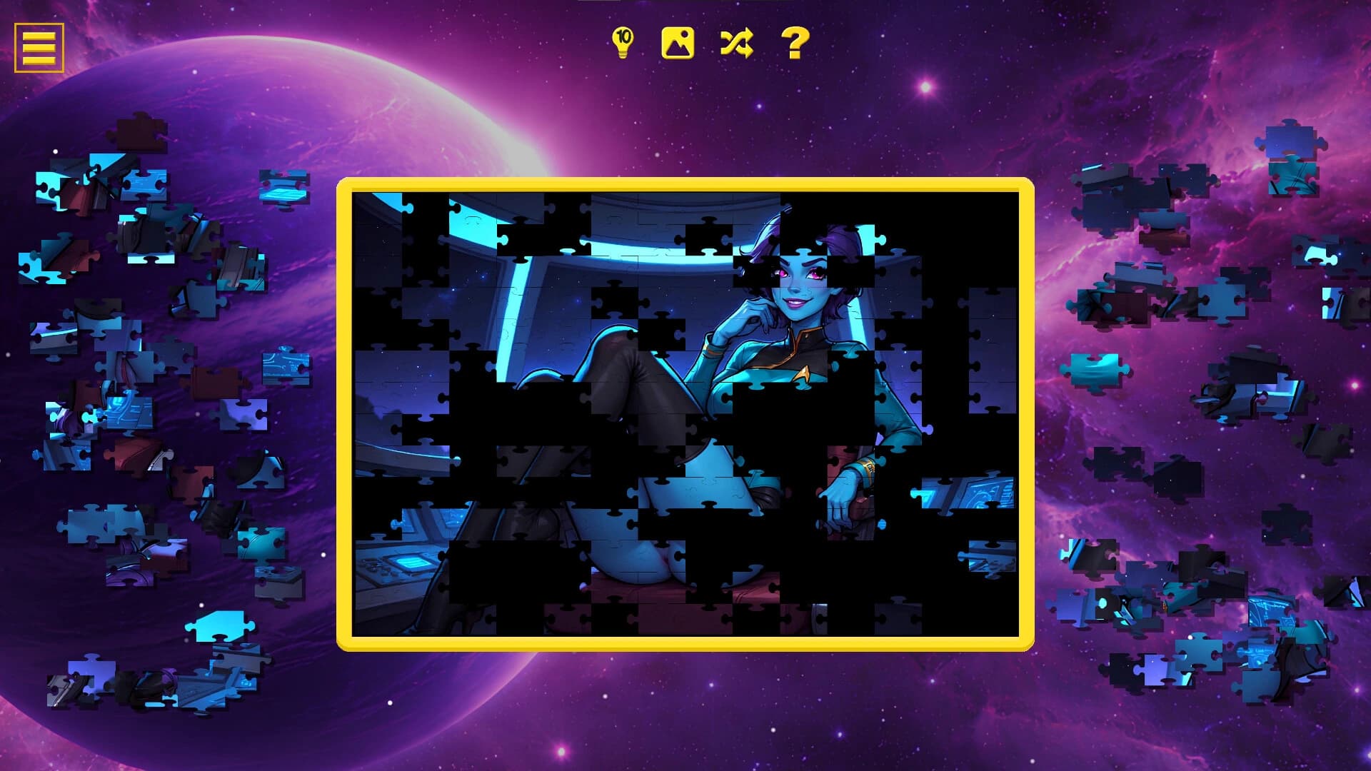 Star Voyagers: Hentai Jigsaw screenshot 5