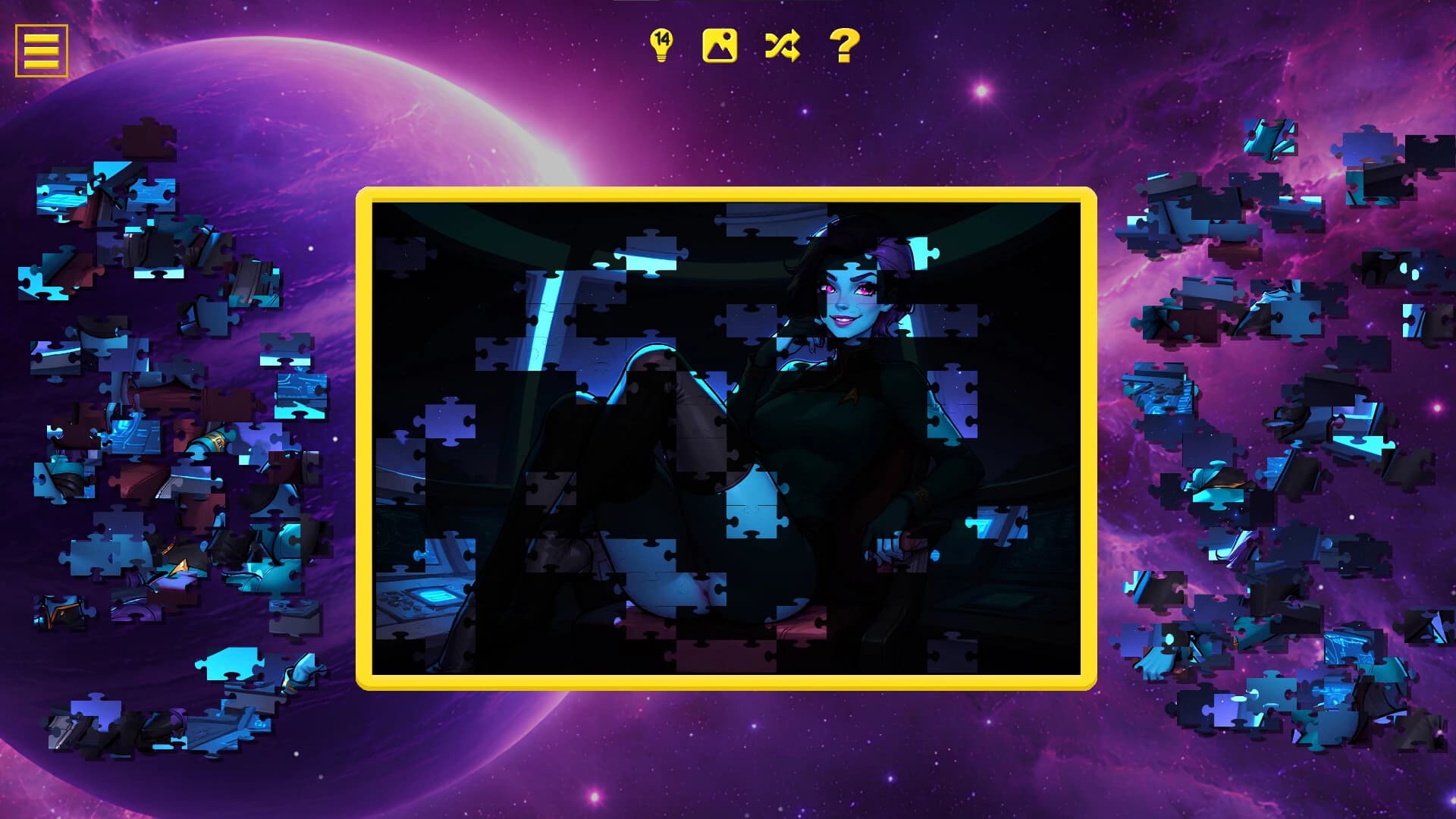 Star Voyagers: Hentai Jigsaw screenshot 8